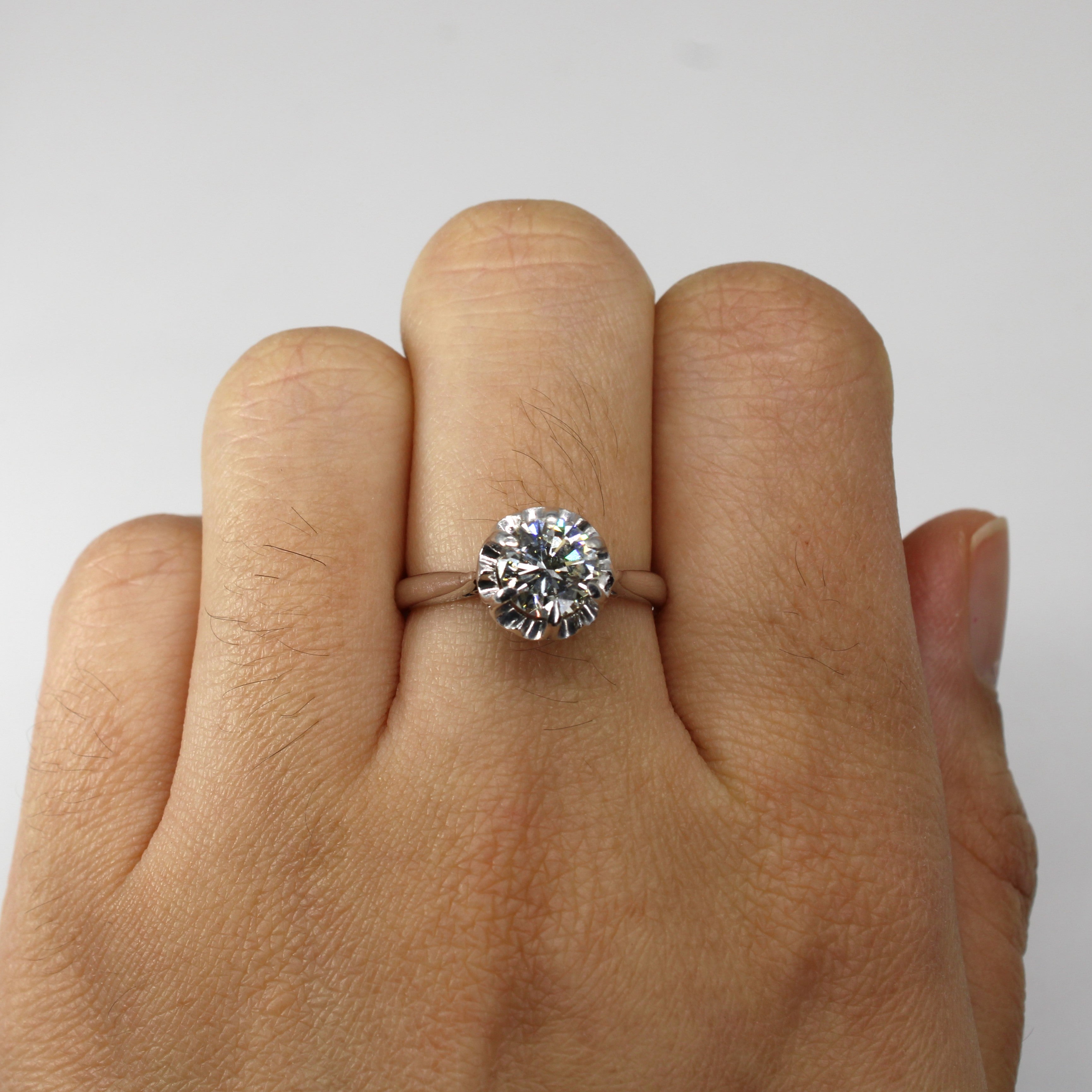High Set Solitaire Diamond Ring | 1.15ct VS1/VS2 I | SZ 7 |