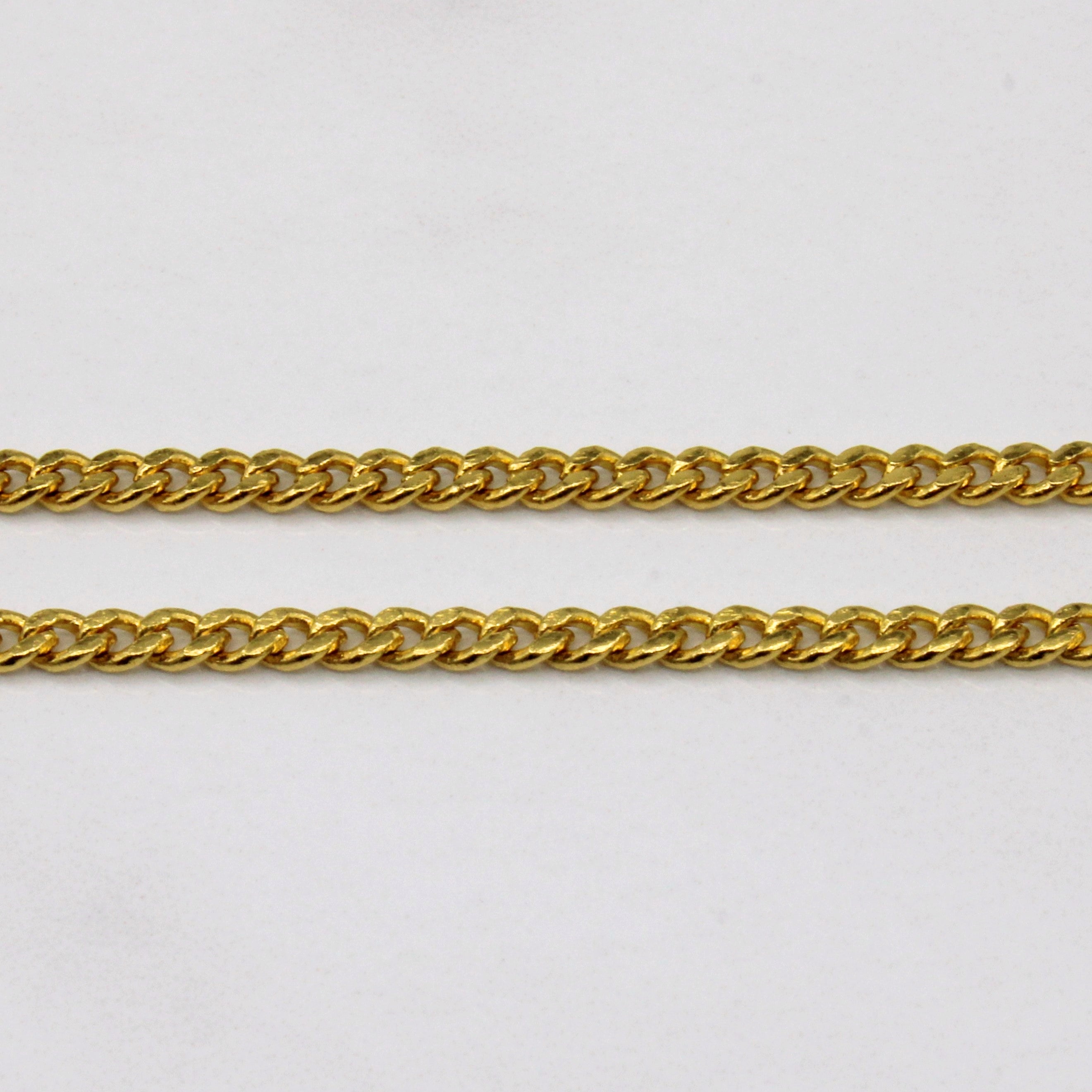 24k Yellow Gold Chain | 22" |