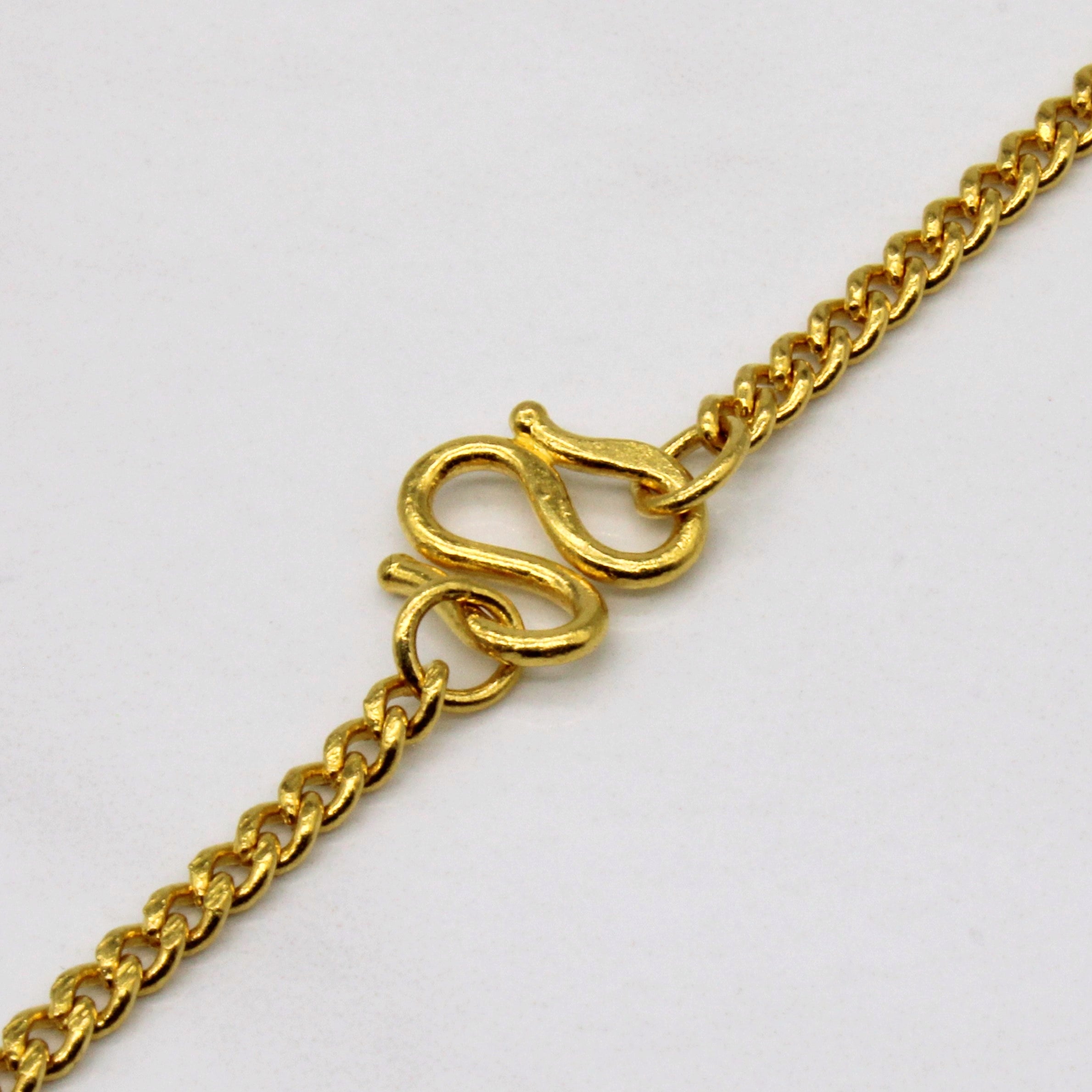 24k Yellow Gold Chain | 22" |