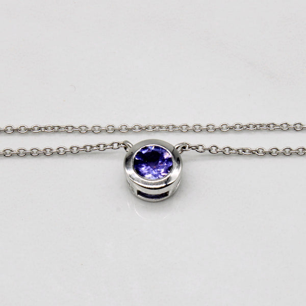 'Effy' Tanzanite & Diamond Necklace | 0.55ct, 0.06ctw | 18