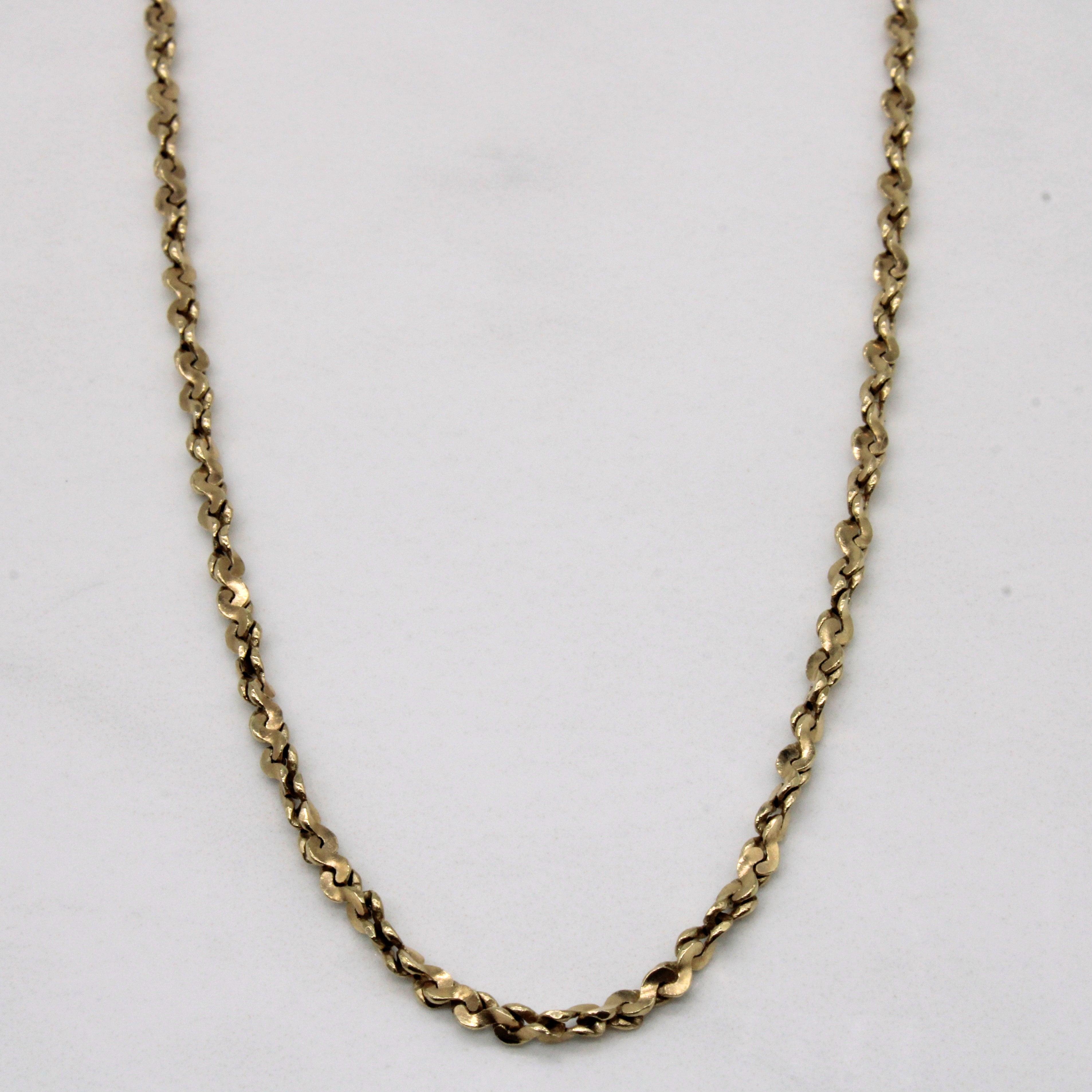 10k Yellow Gold Rope Chain | 22" |