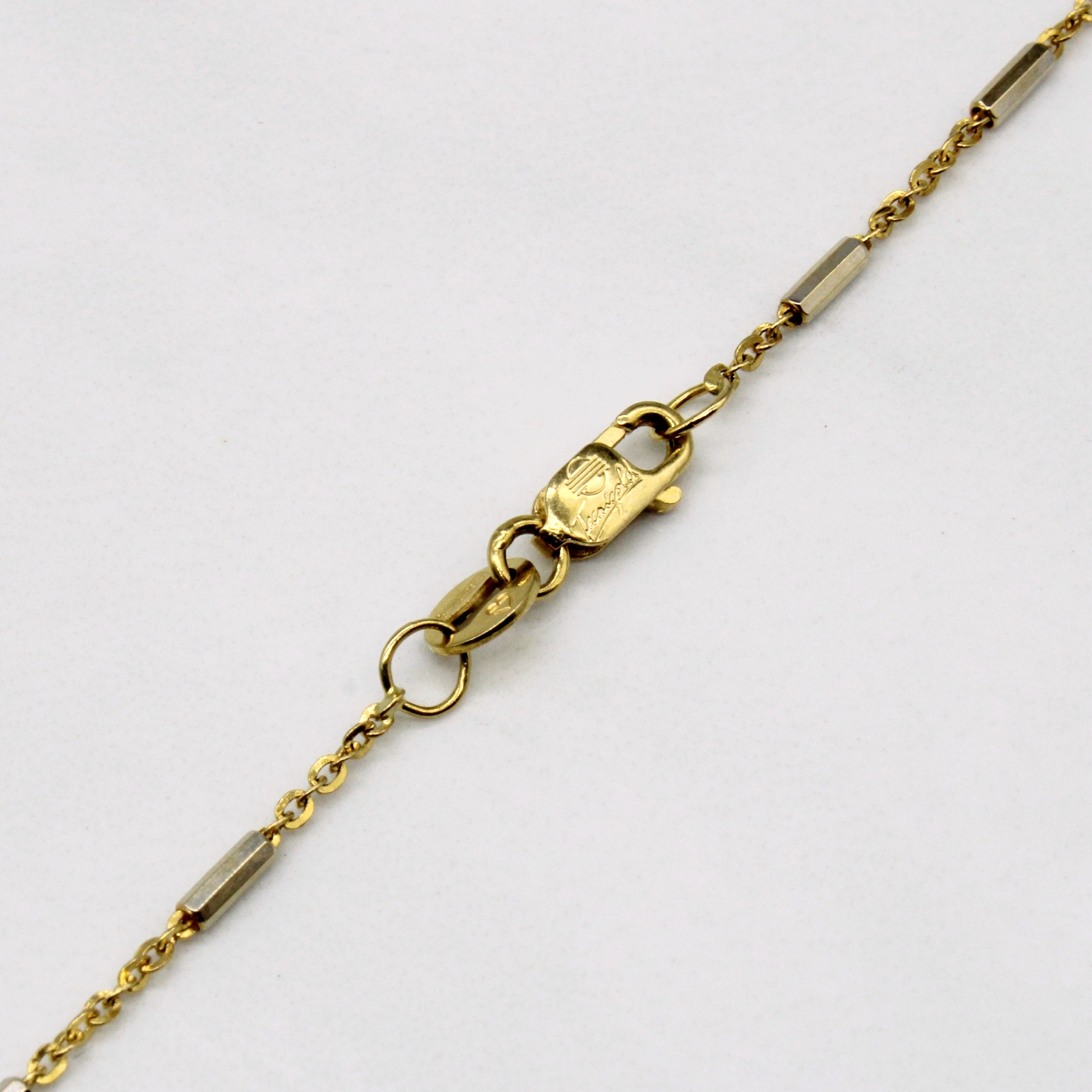 Diamond Teardrop Butterfly Pendant & Necklace | 0.52ctw | 16" |