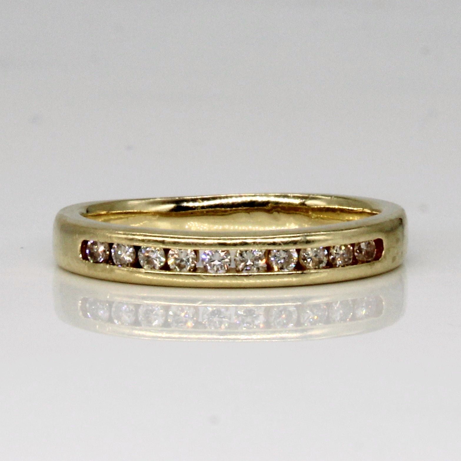 Channel Set Diamond Ring | 0.20ctw | SZ 6.5 |