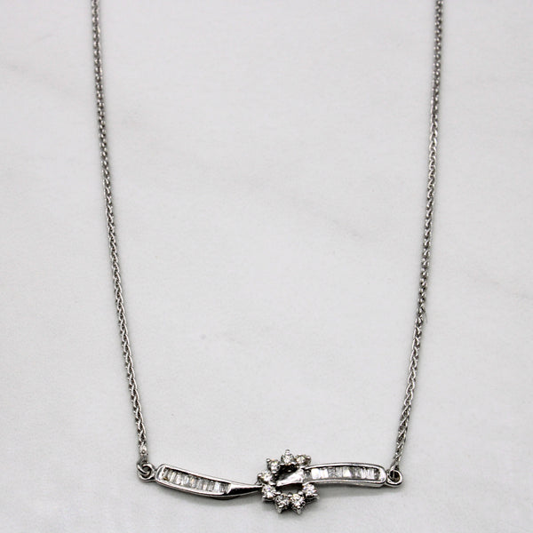 Diamond Pendant Necklace | 0.35ctw | 18