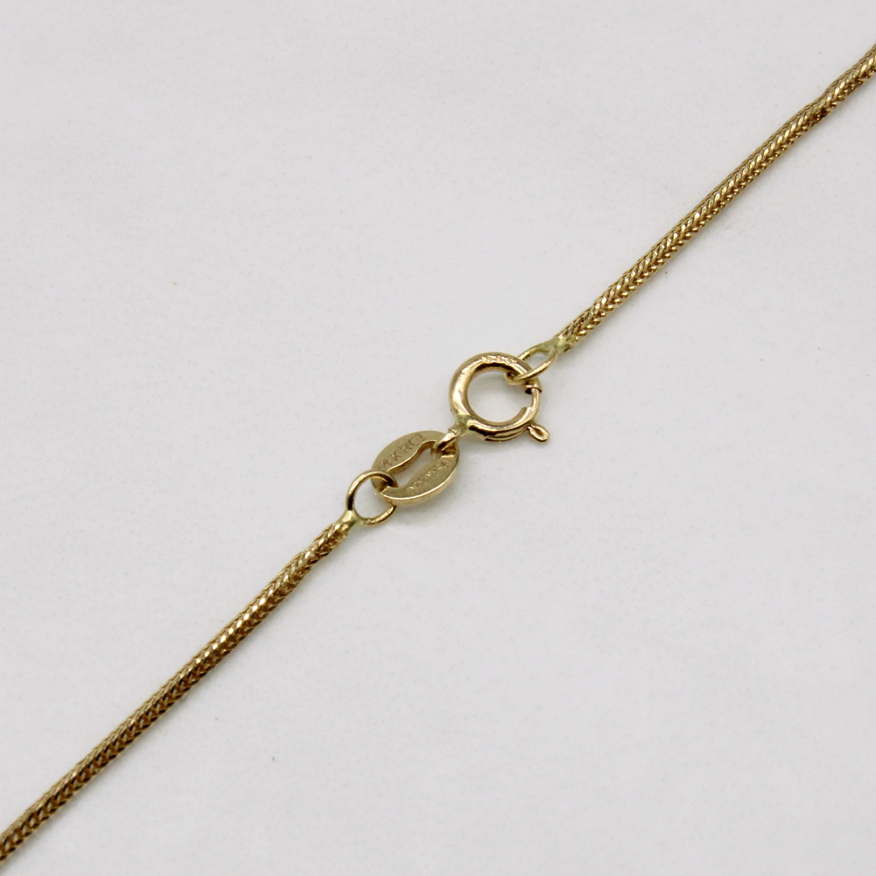 Sapphire & Diamond Pendant Necklace | 0.70ct, 0.30ctw | 17" |