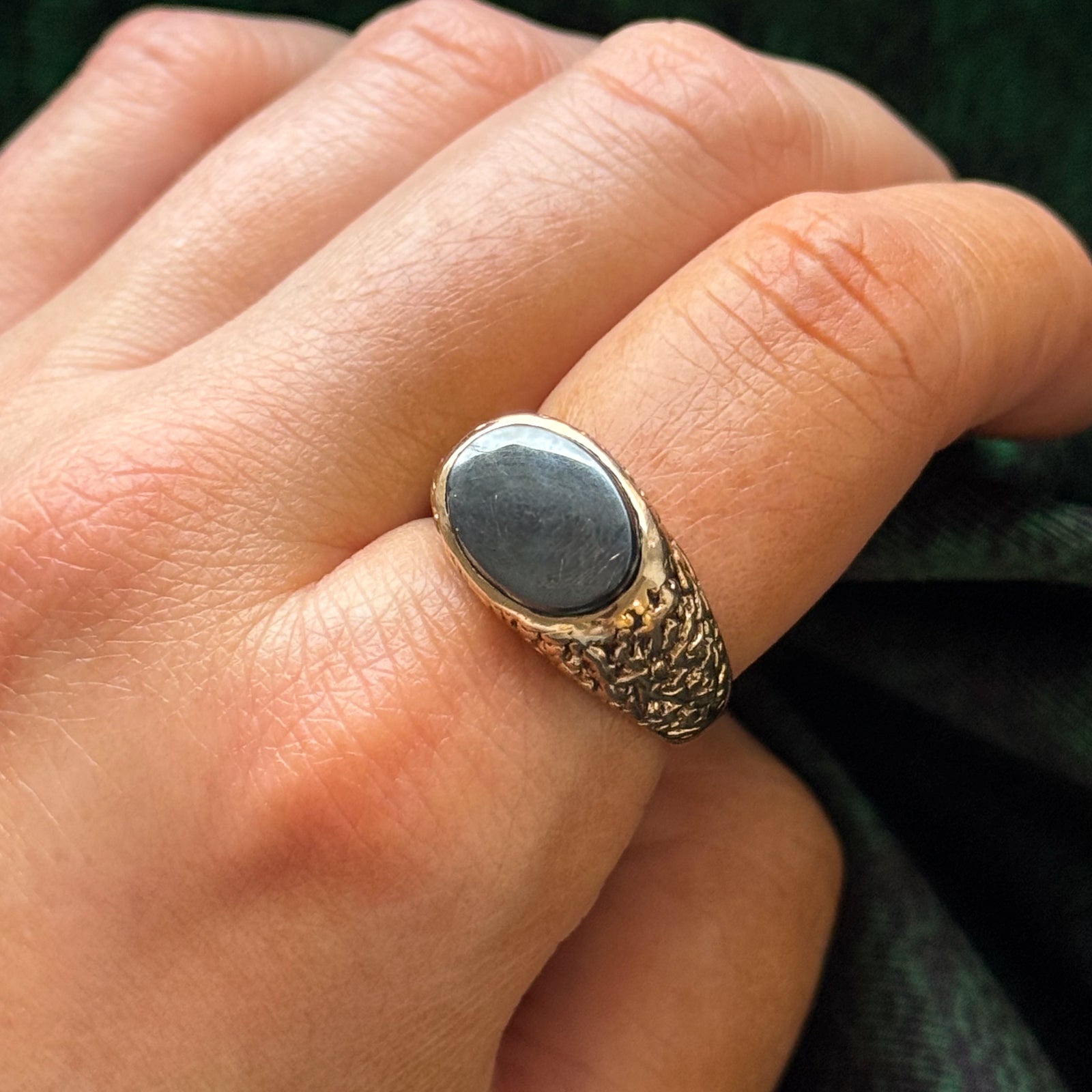 Hematite Ring | 5.00ct | SZ 9 |
