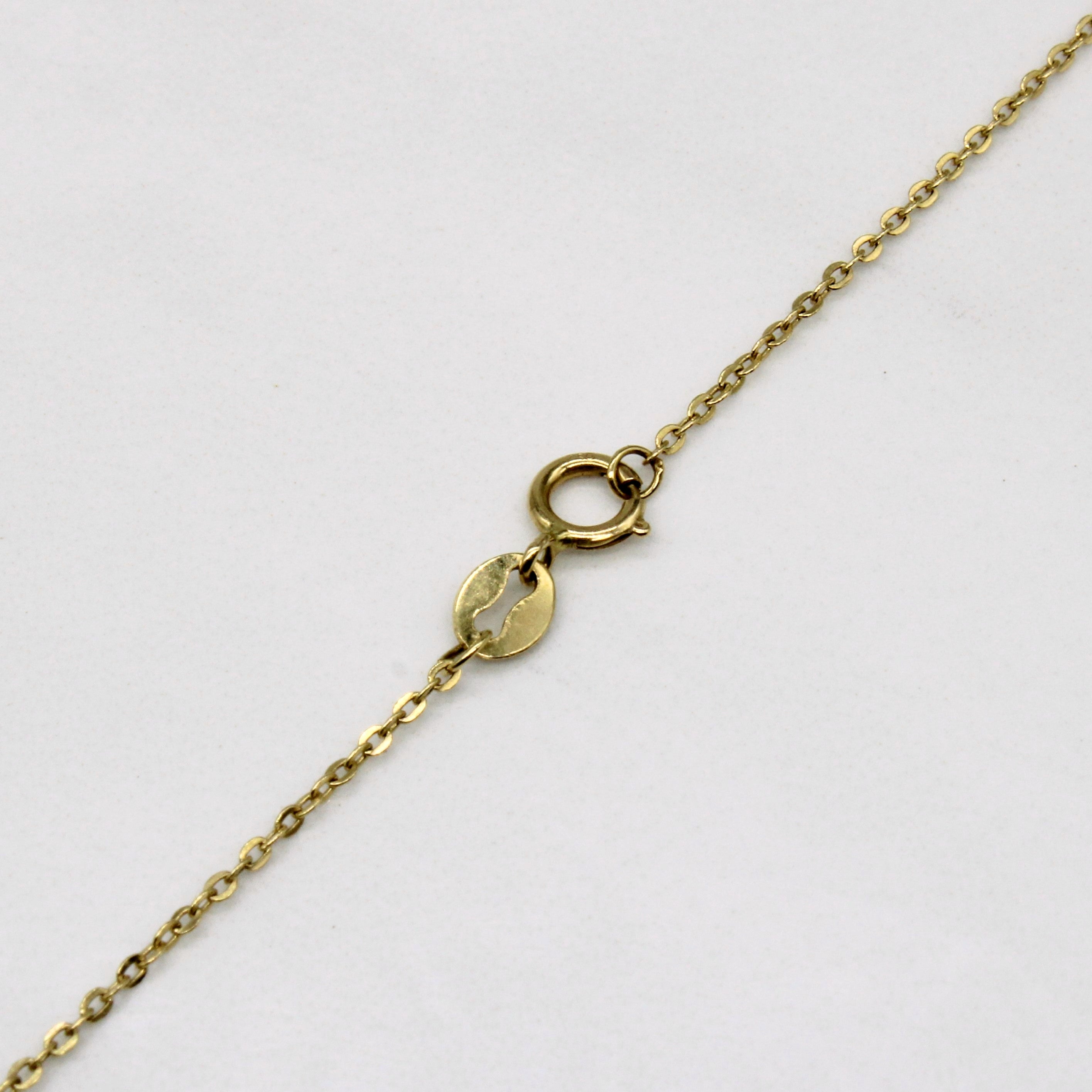Diamond Heart Pendant & Necklace | 0.15ctw | 17" |