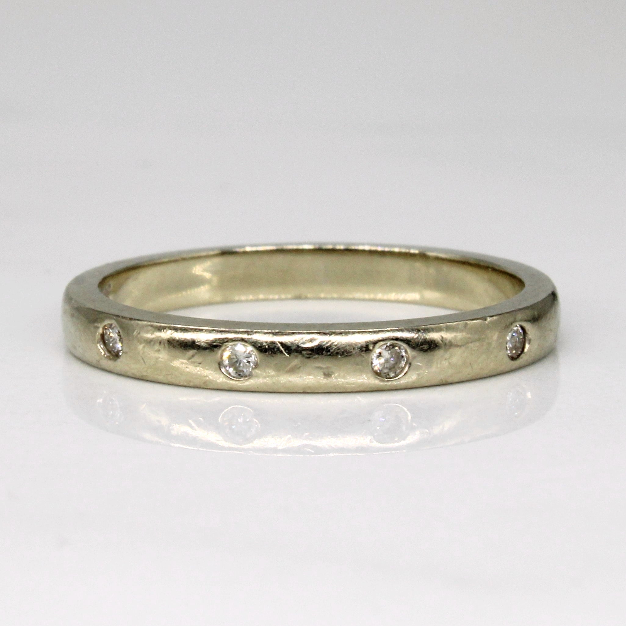 Flush Set Diamond Ring | 0.04ctw | SZ 6 |