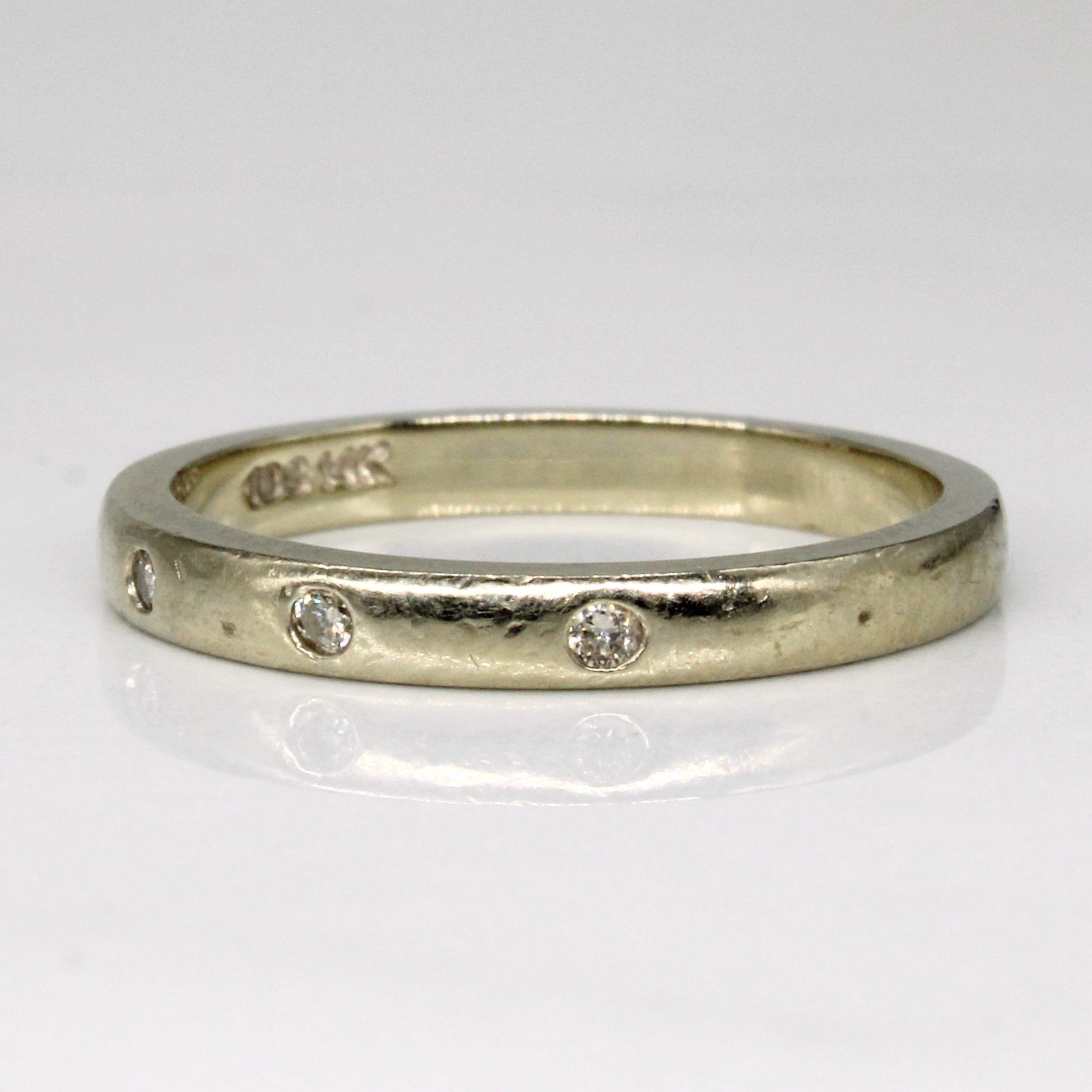 Flush Set Diamond Ring | 0.04ctw | SZ 6 |