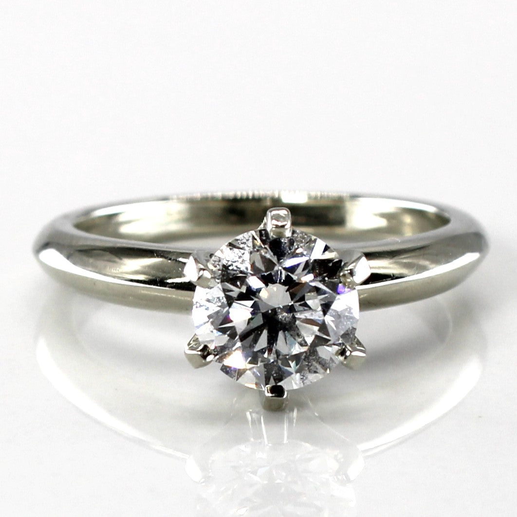 Six Prong Solitaire Diamond Ring | 1.01ct Vs2 F | SZ 5.25 |