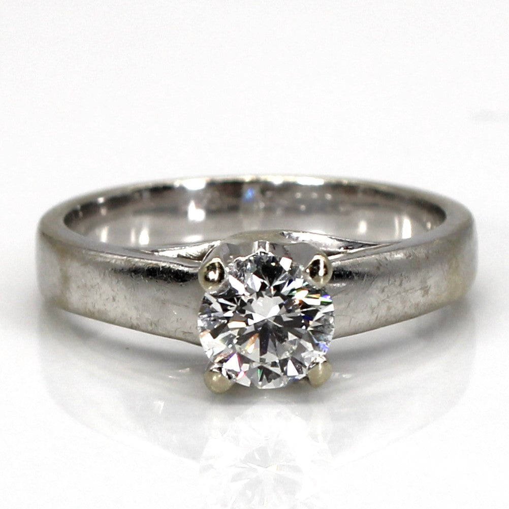 Prong Set Solitaire Canadian Diamond Ring | 0.73ct VS1 H | SZ 7 |