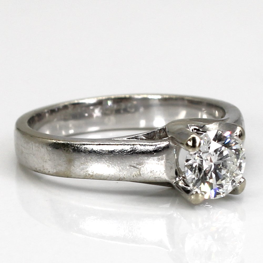 Prong Set Solitaire Canadian Diamond Ring | 0.73ct VS1 H | SZ 7 |