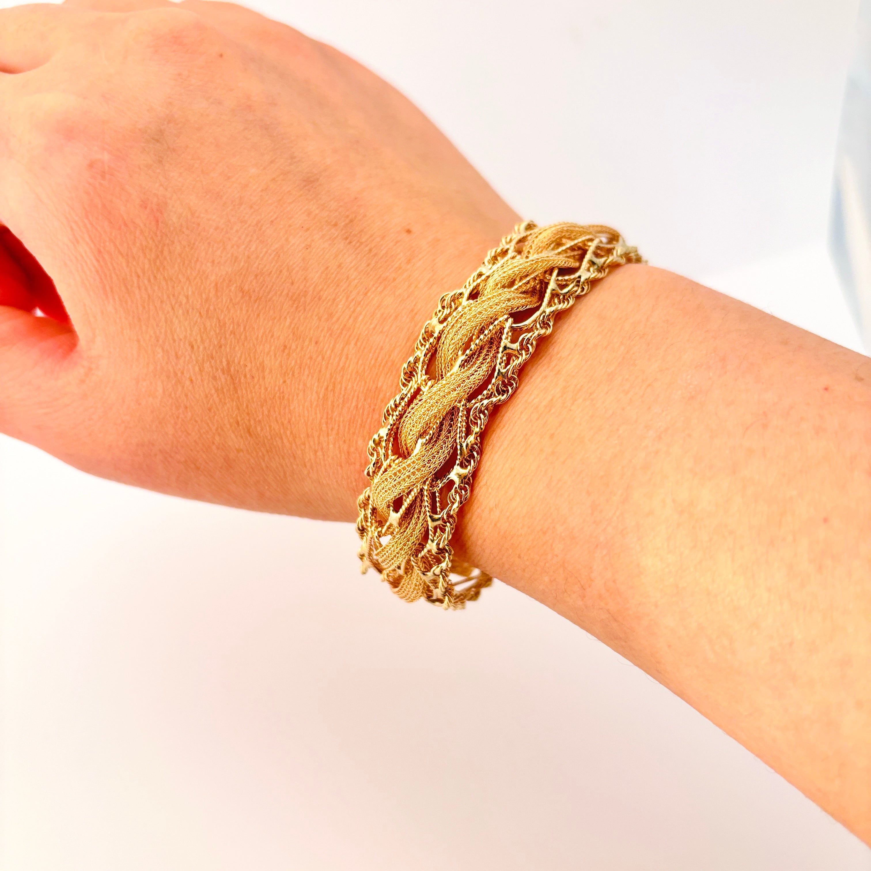 14k Yellow Gold Bracelet | 8" |