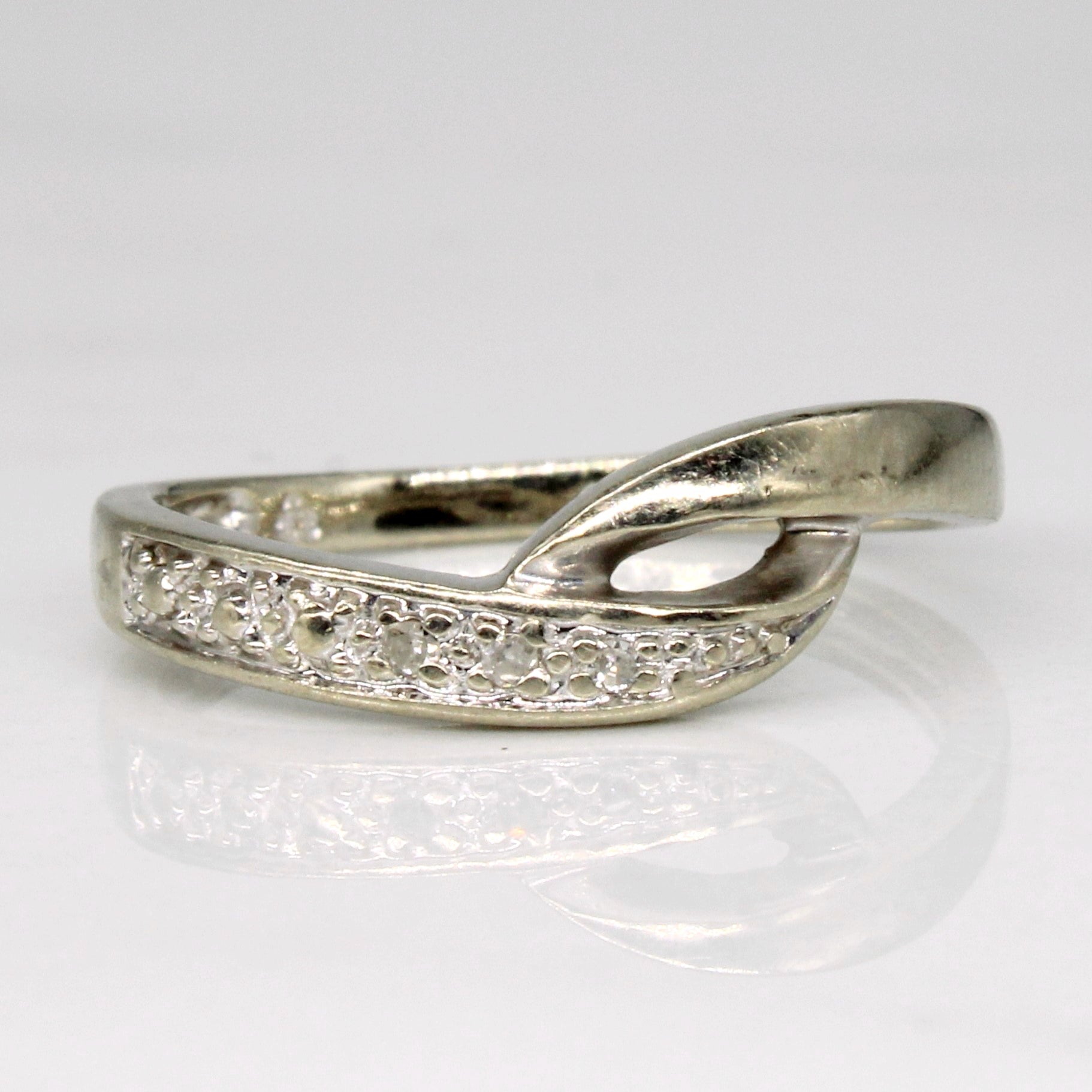 Diamond Waterfall Ring | 0.01ctw | SZ 5 |