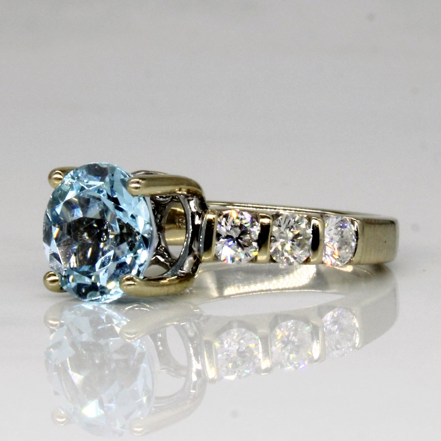 Topaz & Diamond Cocktail Ring | 3.20ct, 0.90ctw | SZ 4.75 |