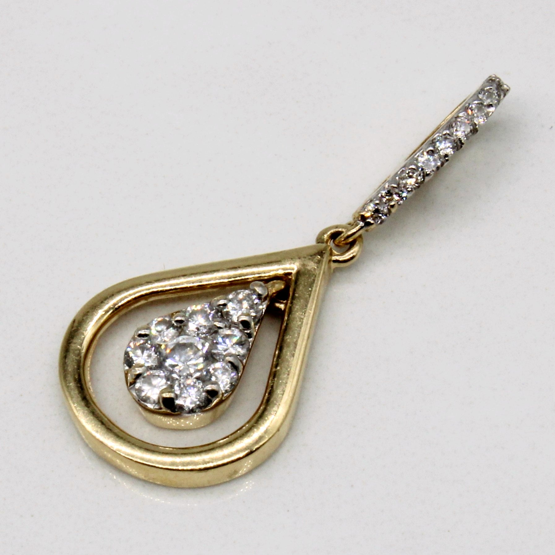 Diamond Teardrop Pendant | 0.25ctw |