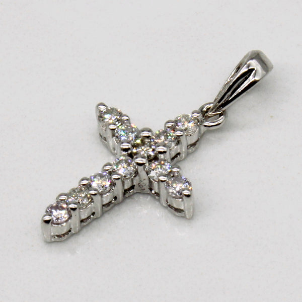 Diamond Cross Pendant | 0.22ctw |