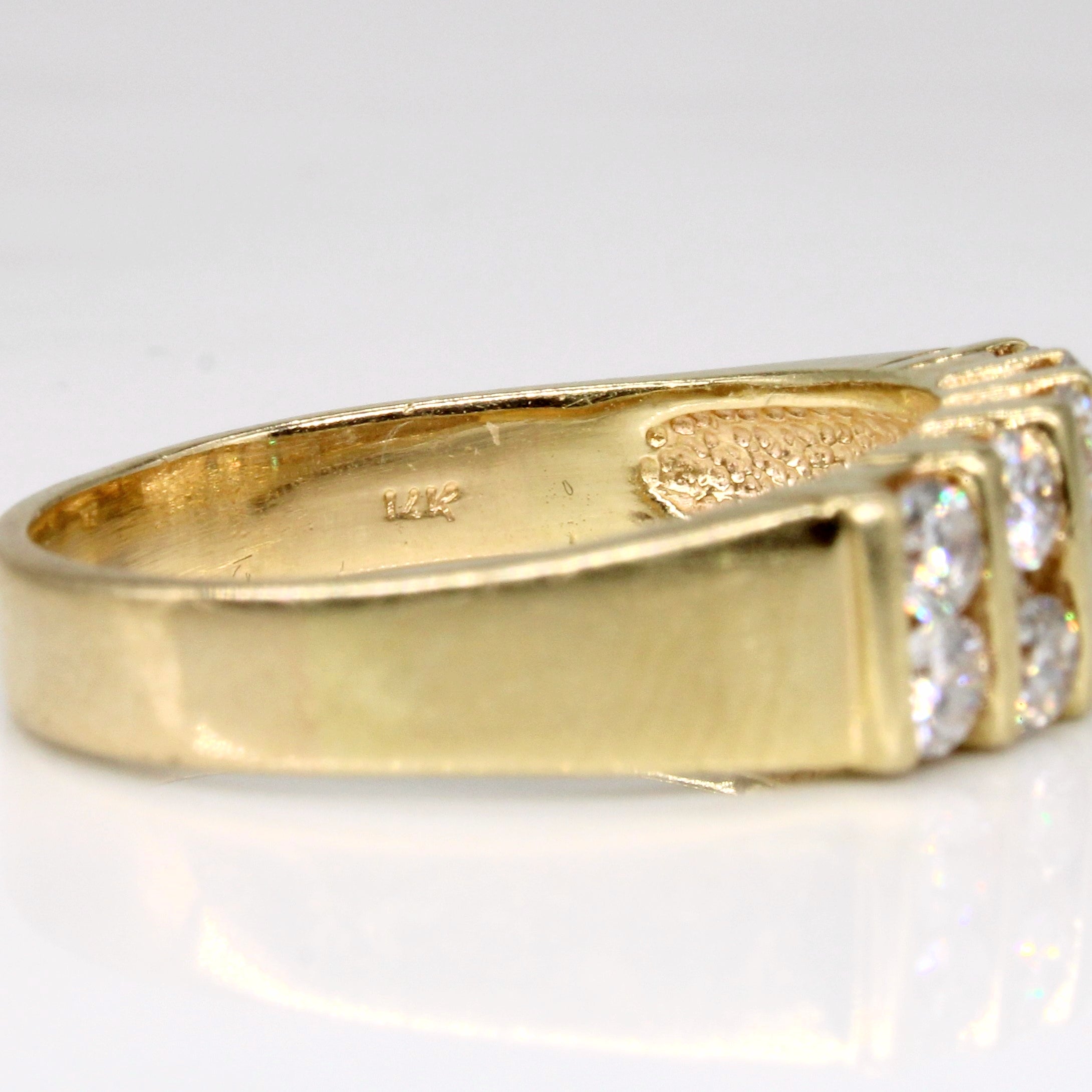 Channel Set Diamond Ring | 1.08ctw | SZ 8.75 |