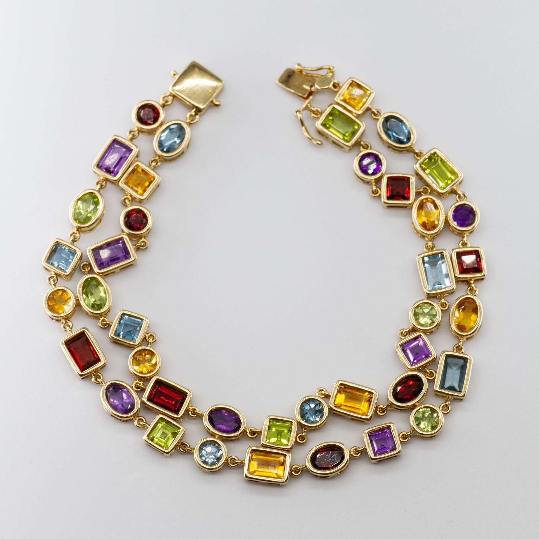 Bracelet multi-pierres précieuses | 15,00 ct | 7,25" |
