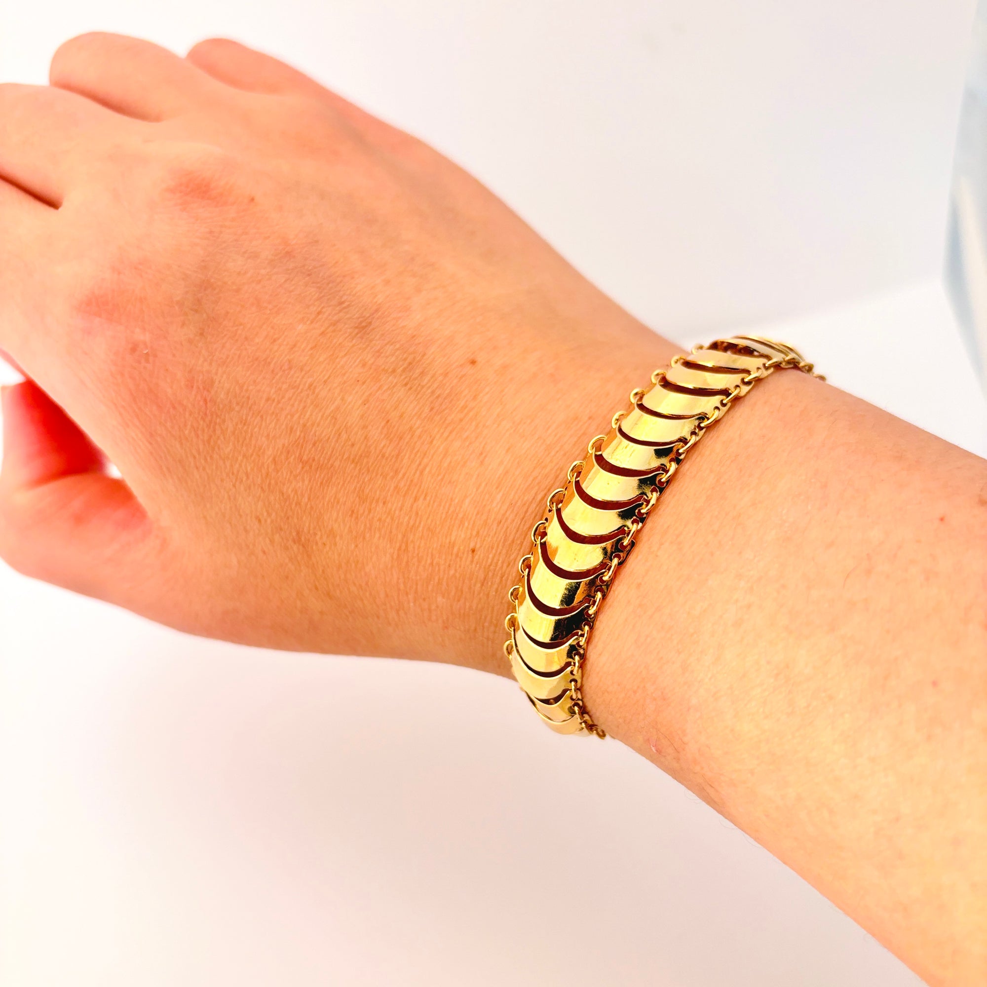18k Yellow Gold Bracelet  | 7