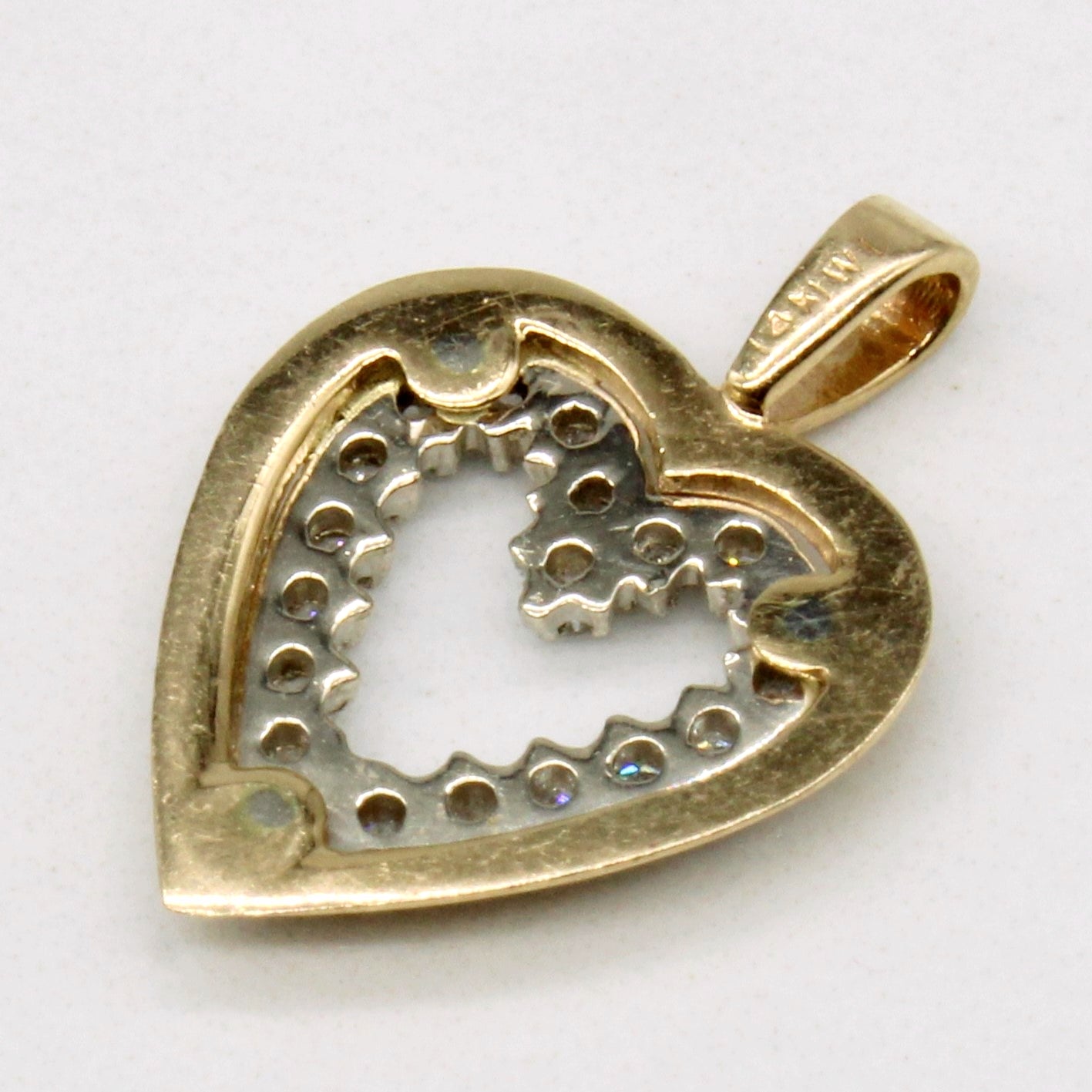 Diamond Heart Pendant | 0.16ctw |