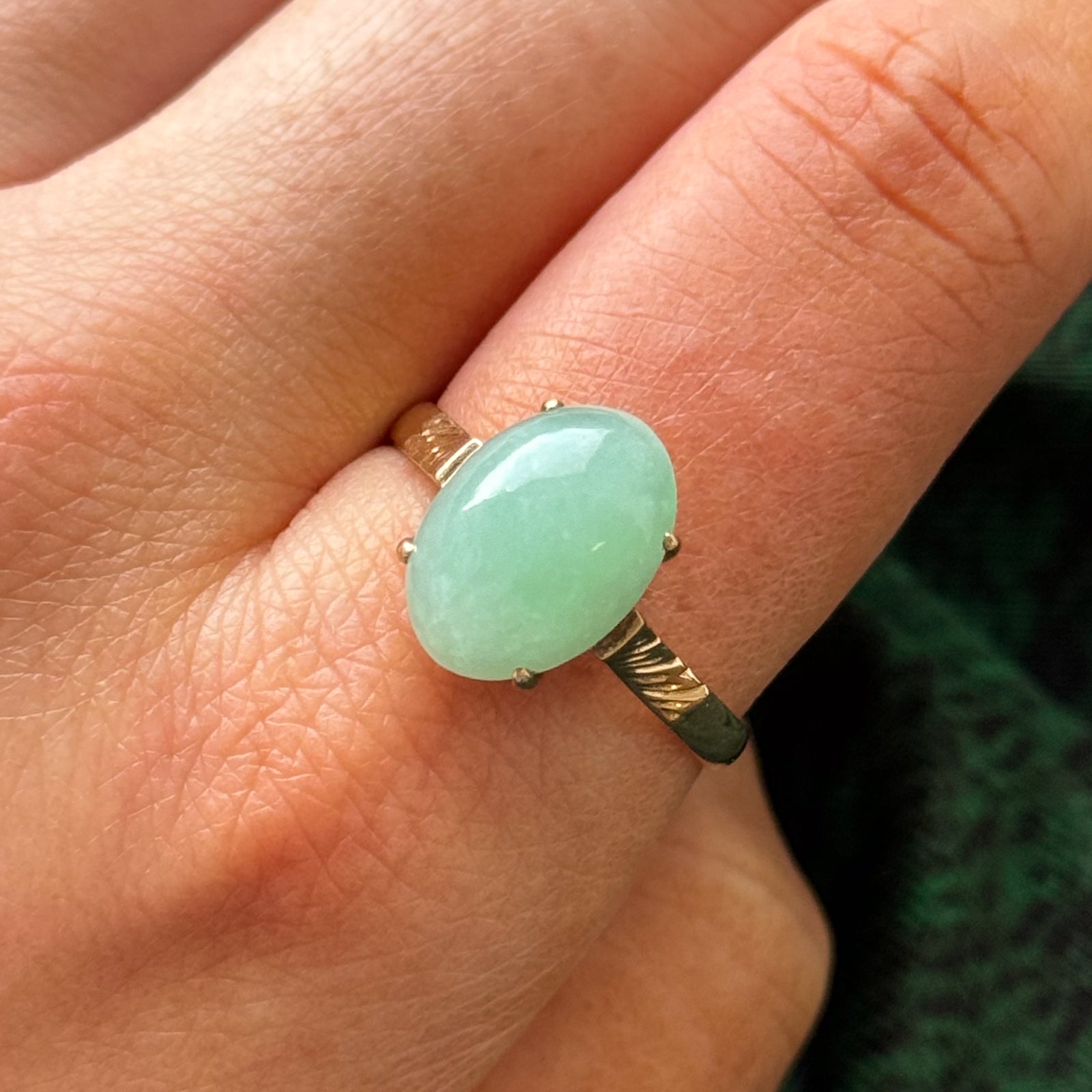 Jadeite Cocktail Ring | 7.00ct | SZ 10.5 |