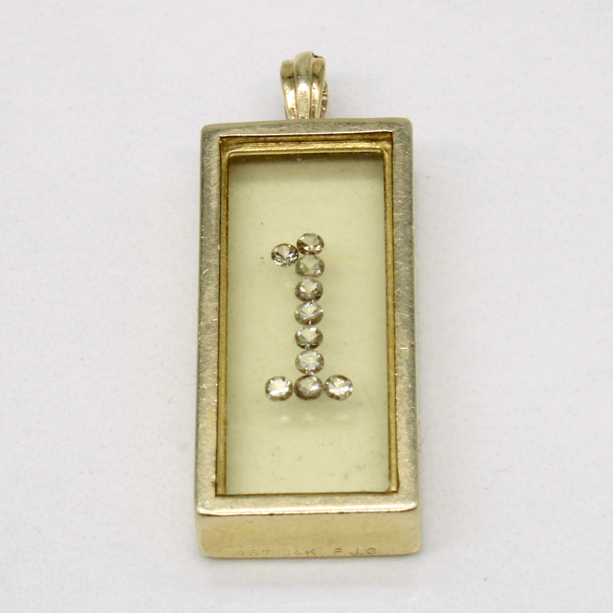 Diamond & Resin 1 Pendant | 0.10ctw |