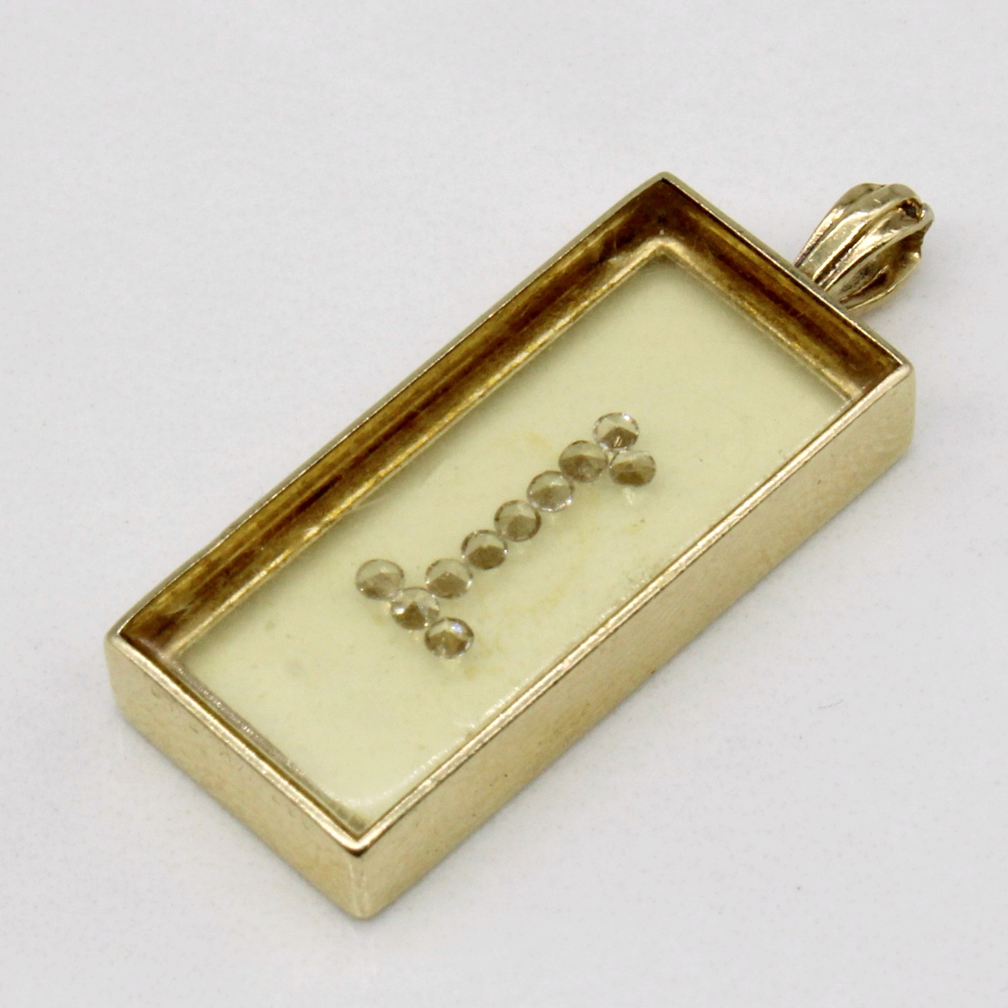 Diamond & Resin 1 Pendant | 0.10ctw |