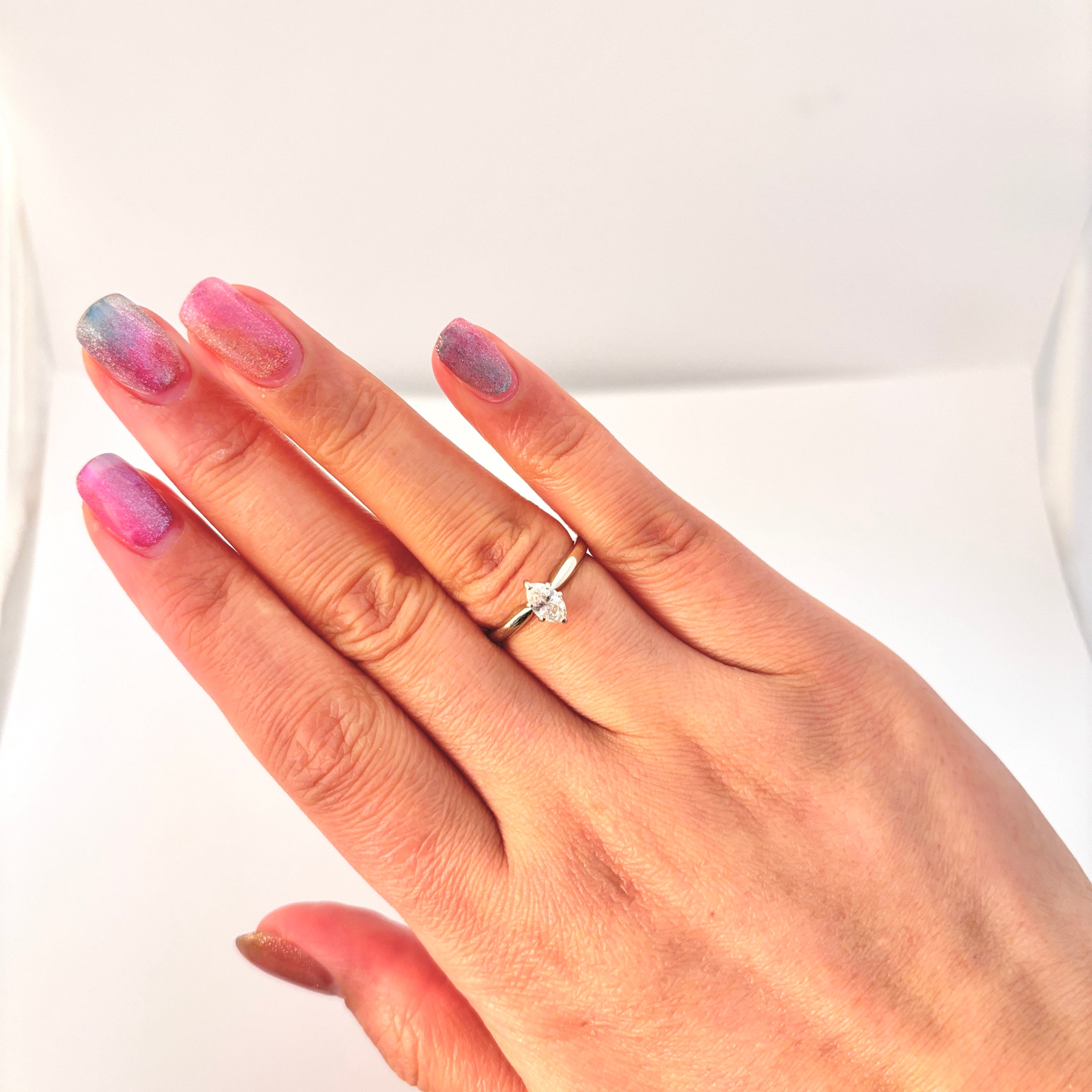 14K White Gold Marquise Diamond Ring | 0.40 ct | SZ 6 |