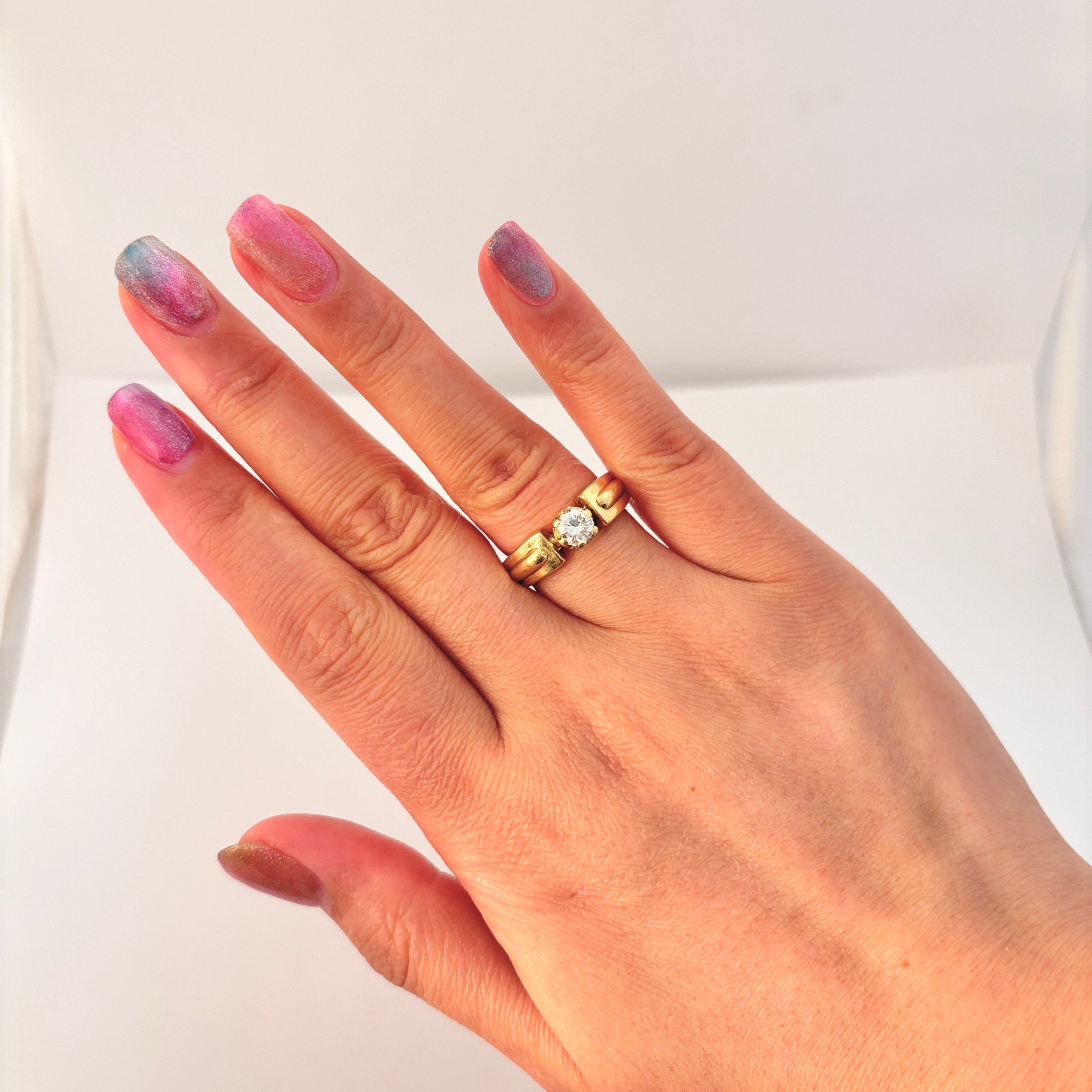 18K Yellow Gold Diamond Ring | 0.53 ct | SZ 7  |