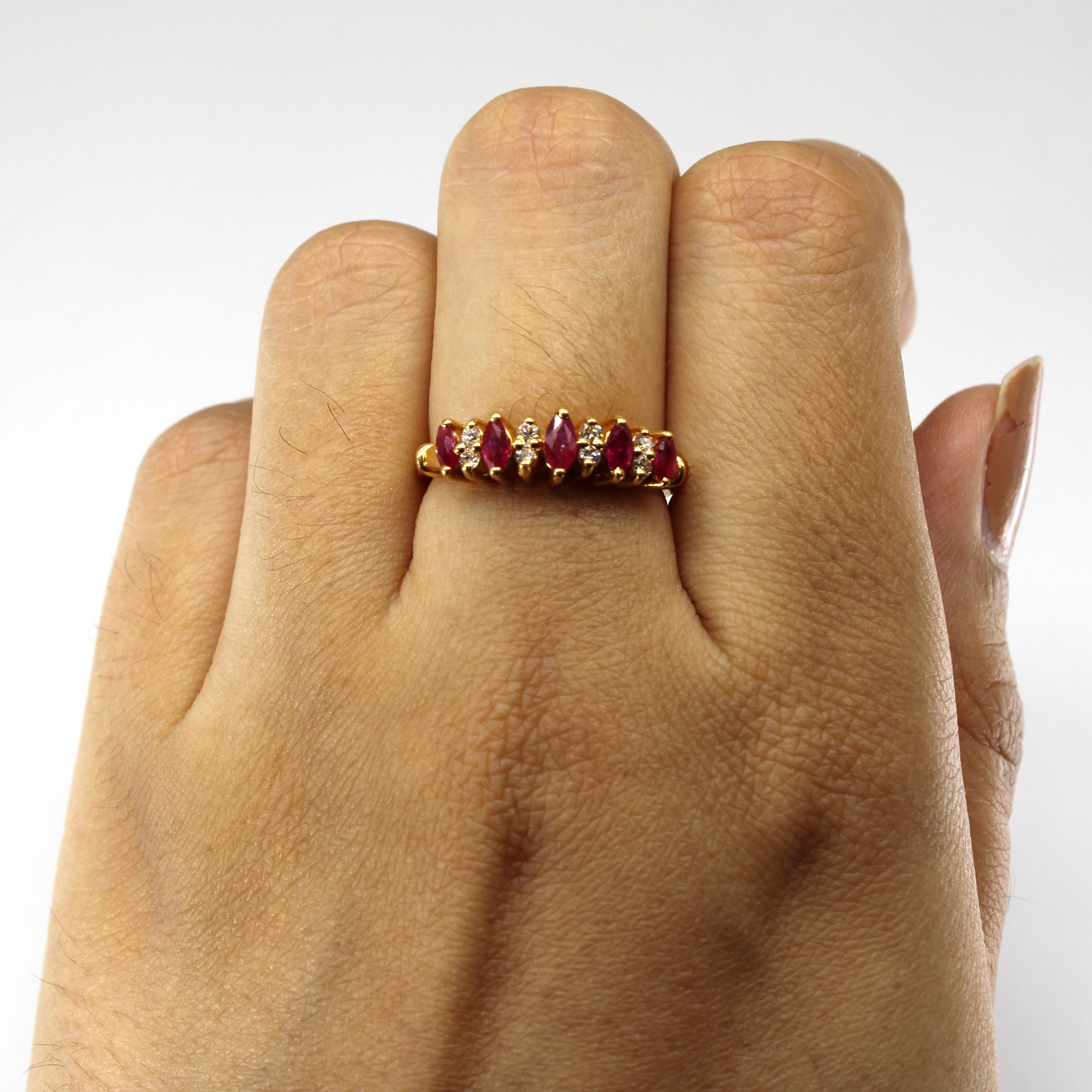 Ruby & Diamond Ring | 0.43ctw | 0.04ctw | SZ 6 |