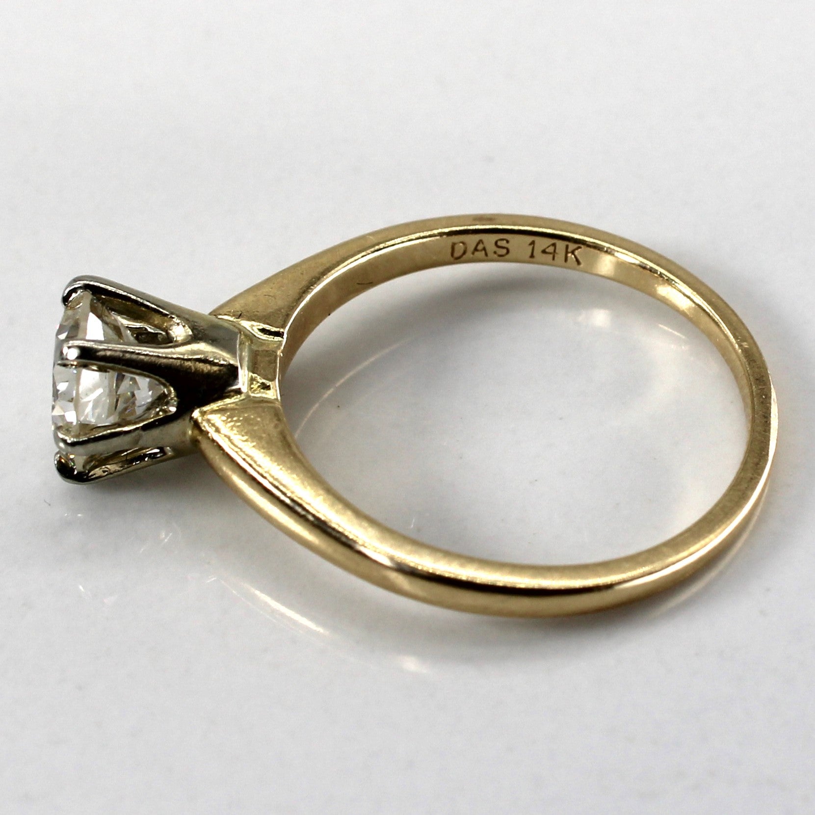 Six Prong Solitaire Diamond Engagement Ring | 0.95ct VS1/VS2 G/H | SZ 6.25 |