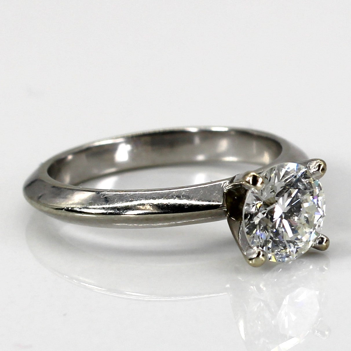 Prong Set Solitaire Diamond Ring | 1.12ct I1/I2 H | SZ 6.25 |