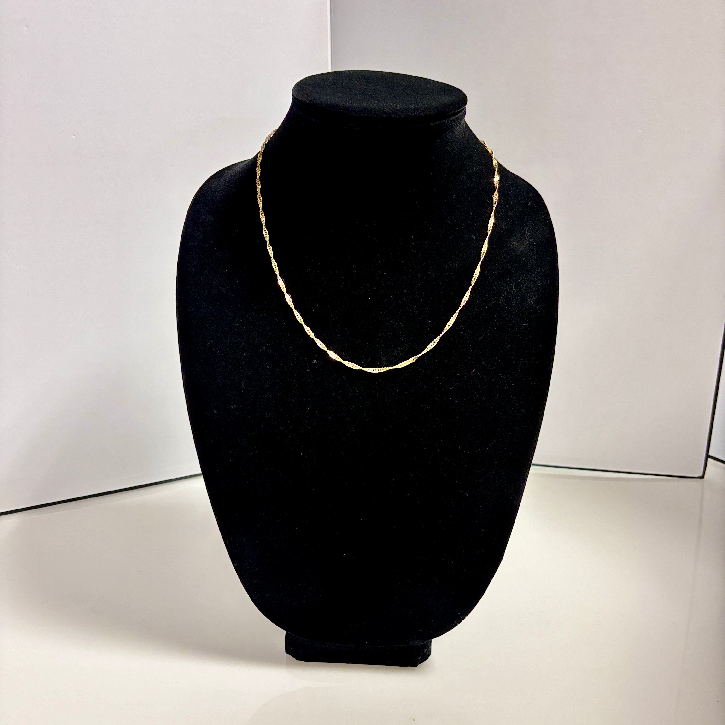 10k Yellow Gold Singapore Chain | 20" |