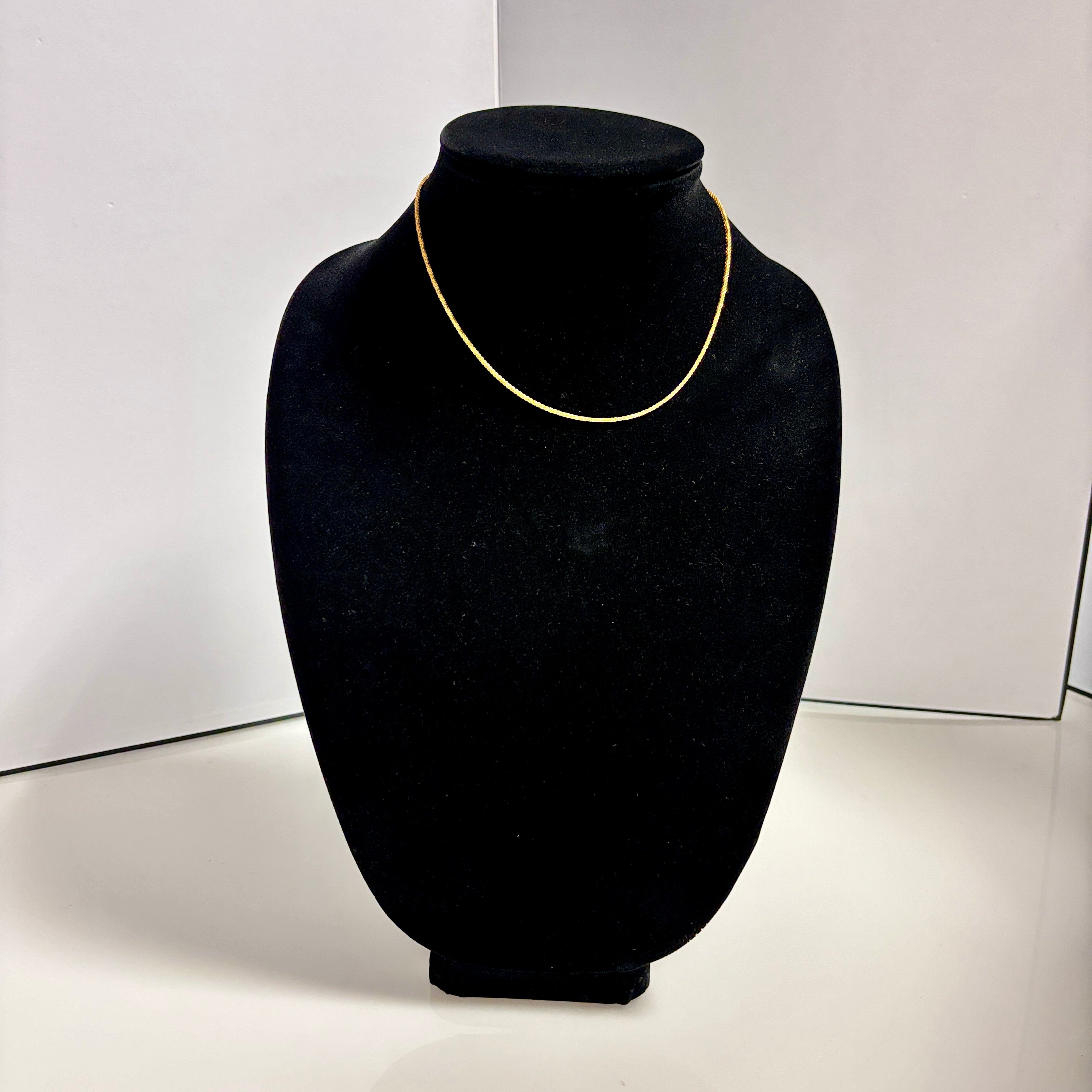Chaîne Bismark en or jaune 22 carats | 16" |