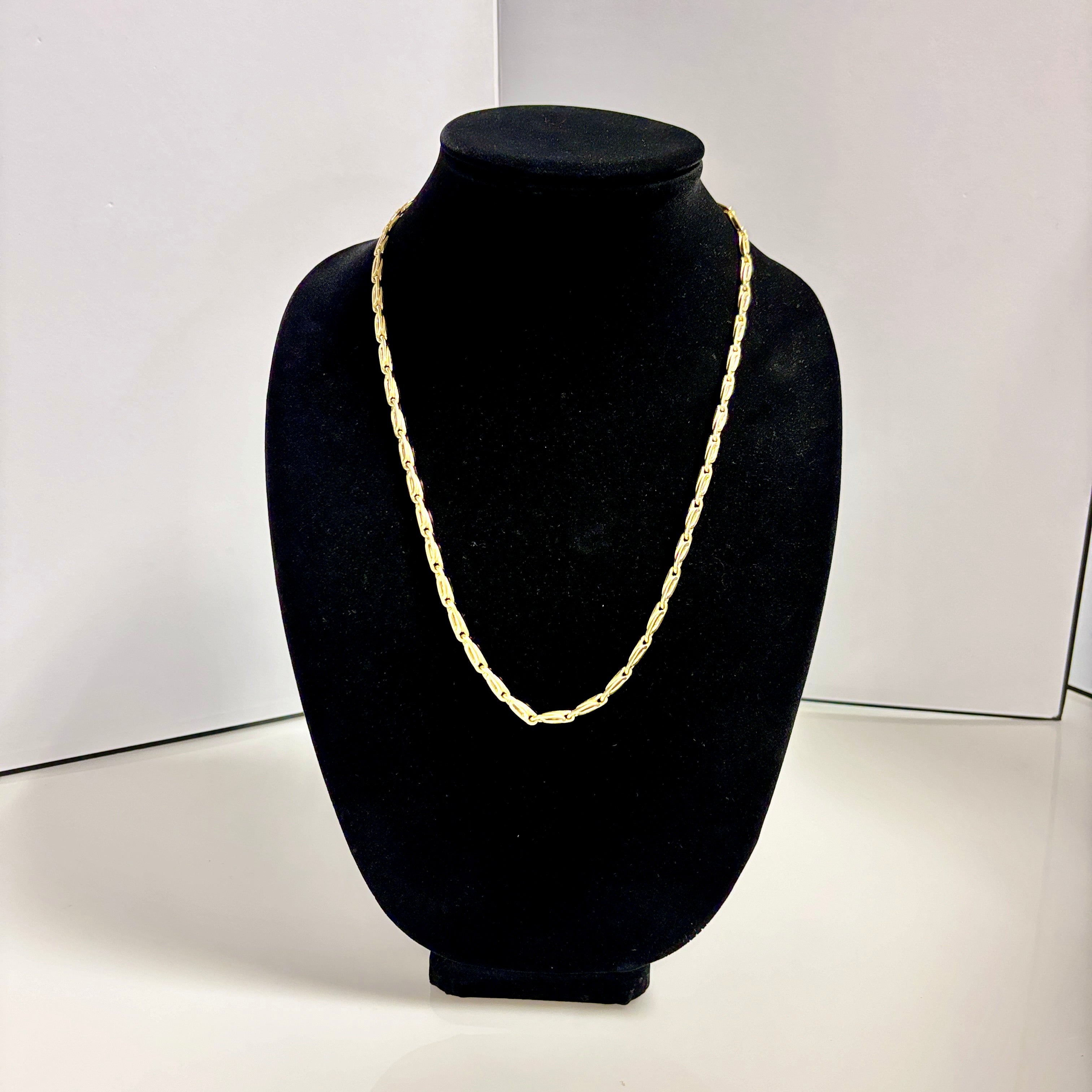 Italian 18k Yellow Gold Link Chain | 24" |