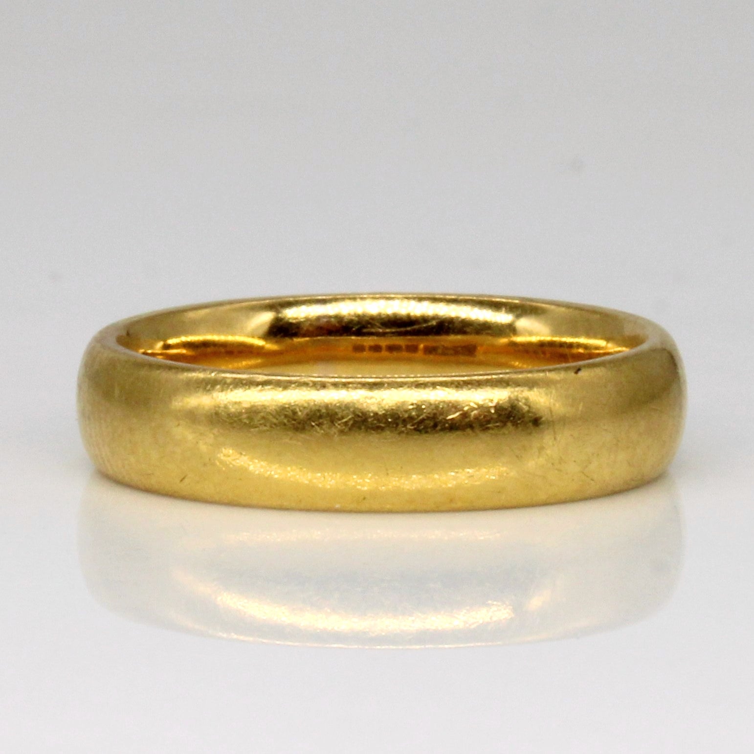 Victorian 1849 22k Yellow Gold Band | SZ 5.25 |