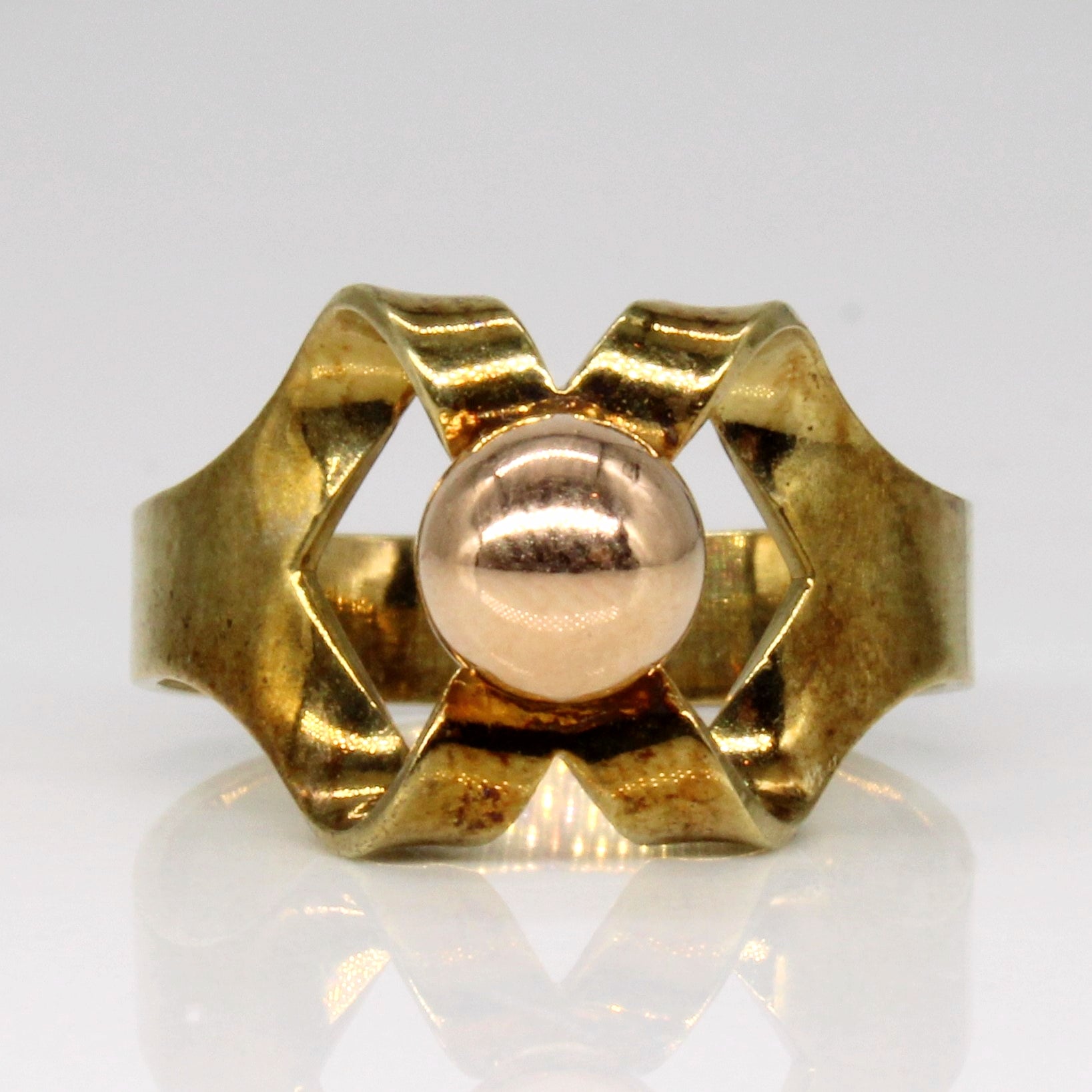 14k Two Tone Gold Ring | SZ 7 |