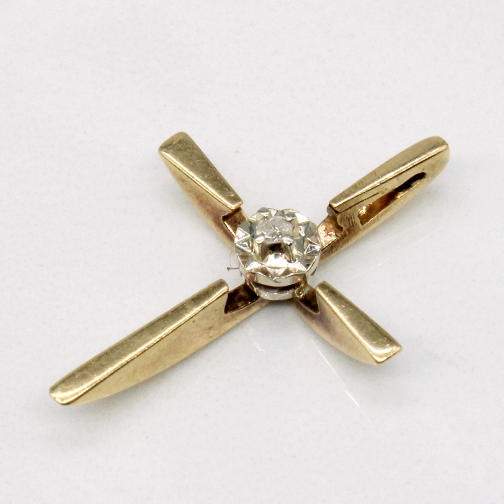 Diamond Cross Pendant | 0.02ct |
