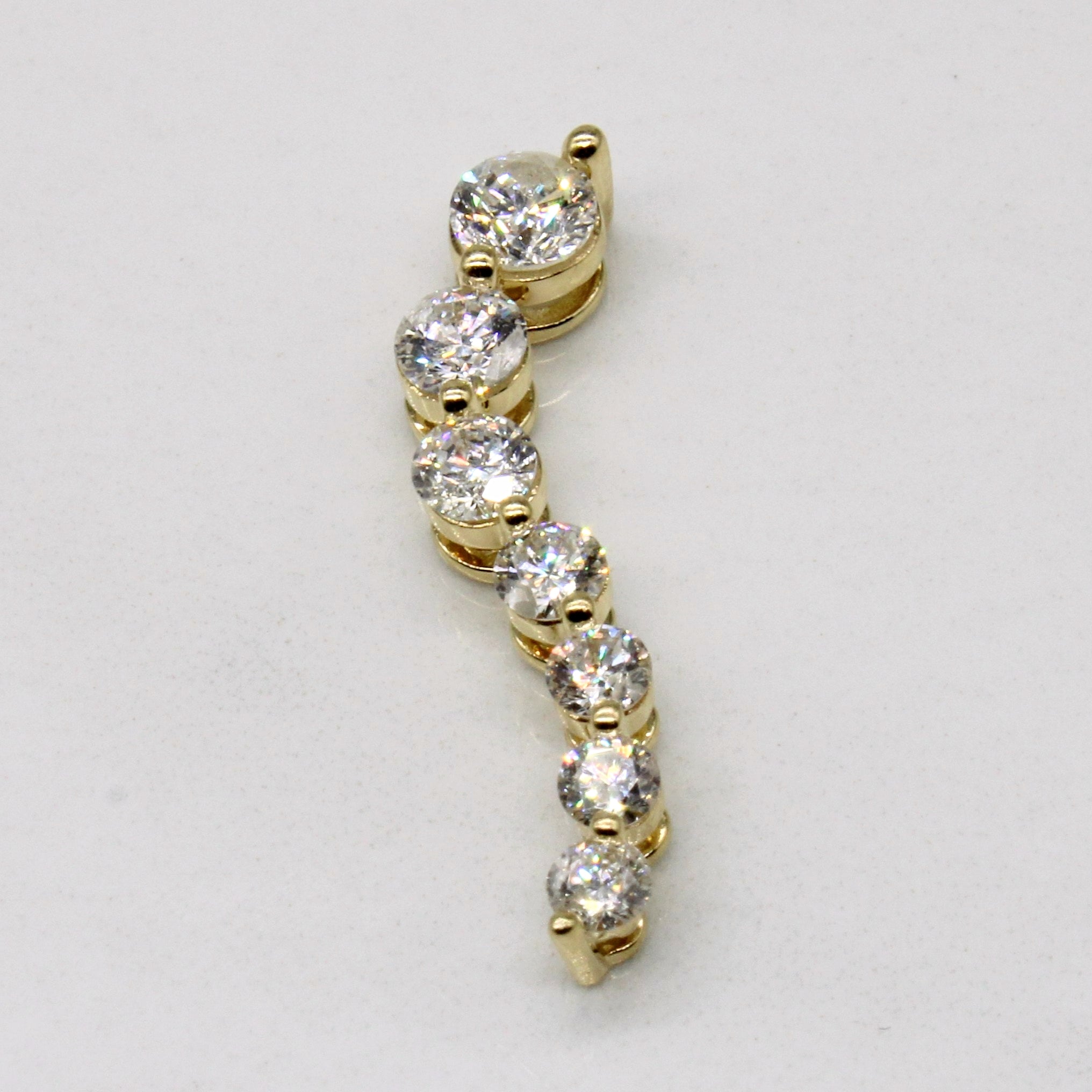 Diamond Drop Pendant | 0.91ctw |