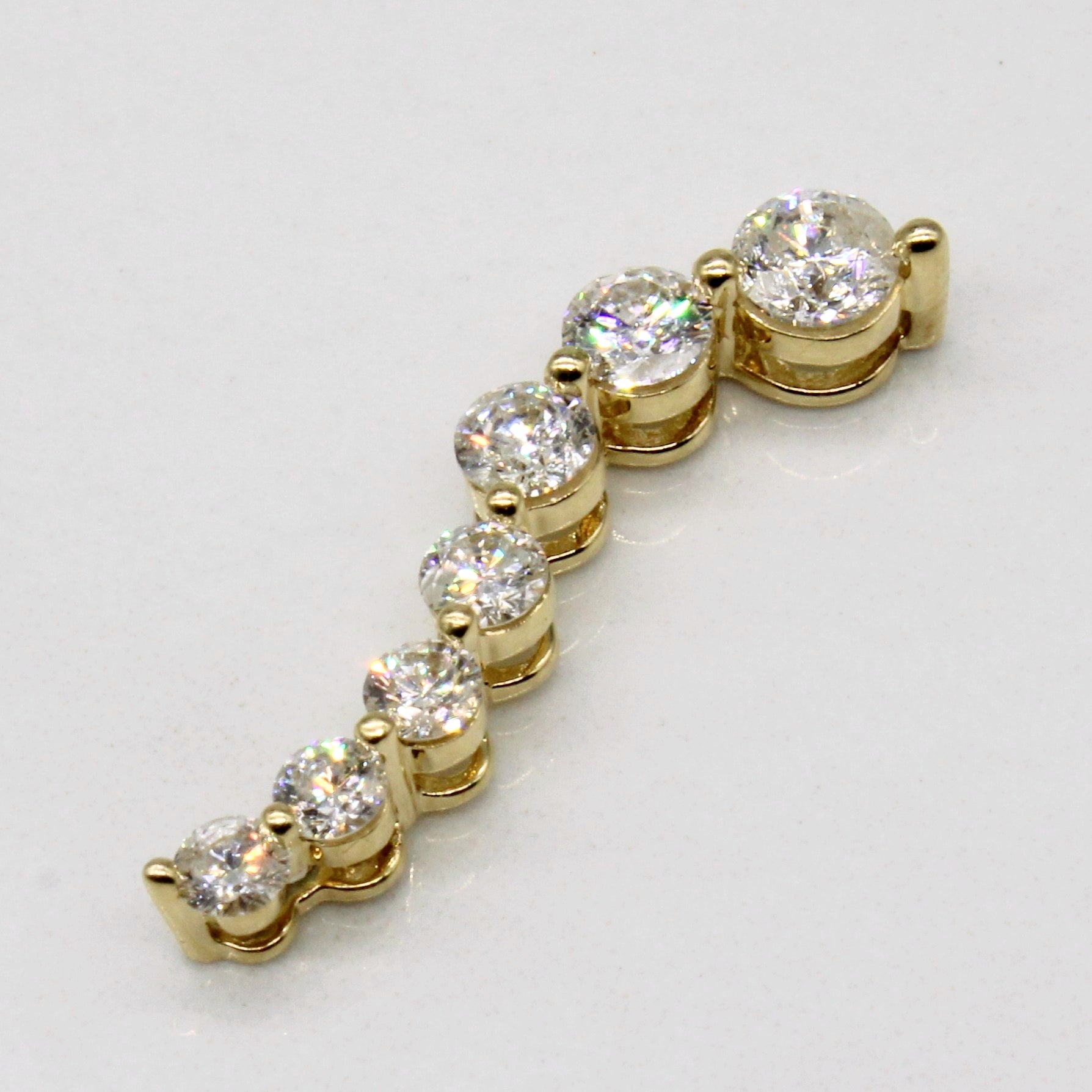 Diamond Drop Pendant | 0.91ctw |