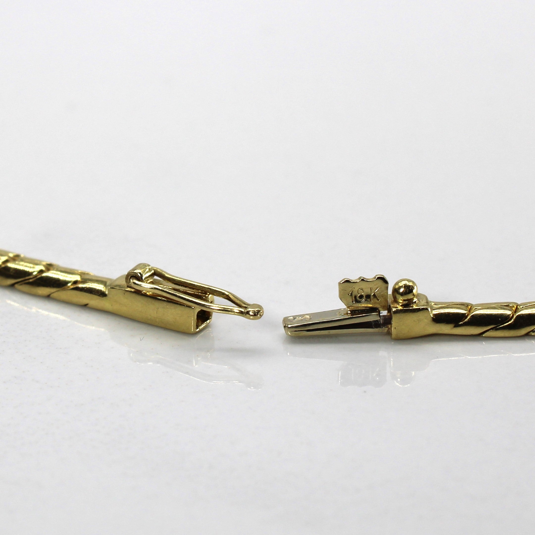 18k Yellow Gold Snake Chain | 16"|