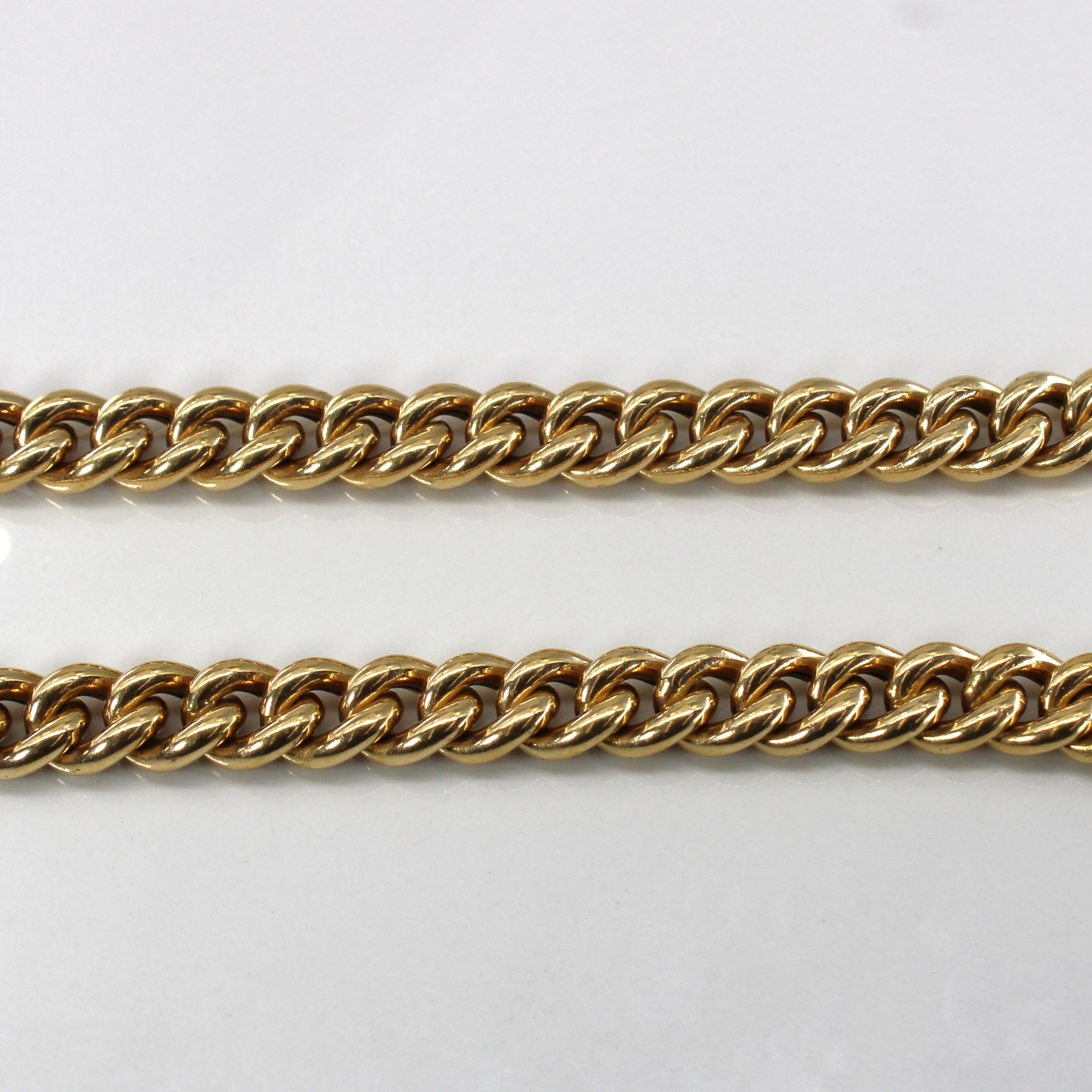 14k Yellow Gold Cuban Link Chain | 24"|