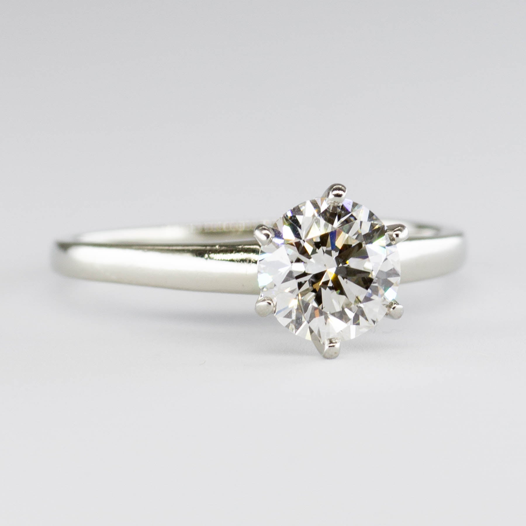 Six Prong White Gold Diamond Solitaire Ring | 1.01ct SI1 I | SZ 6 |