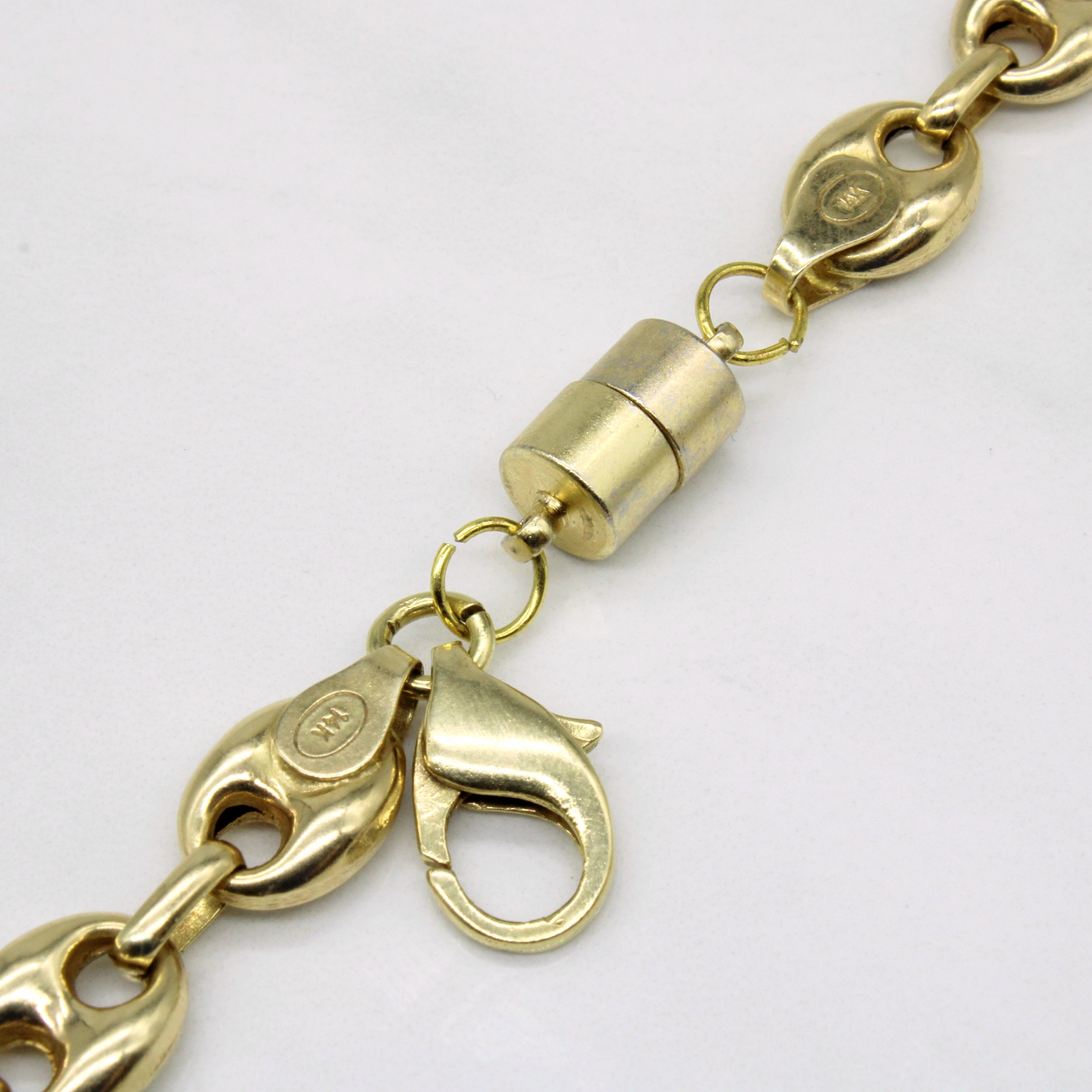 14k Yellow Gold Necklace | 22" |