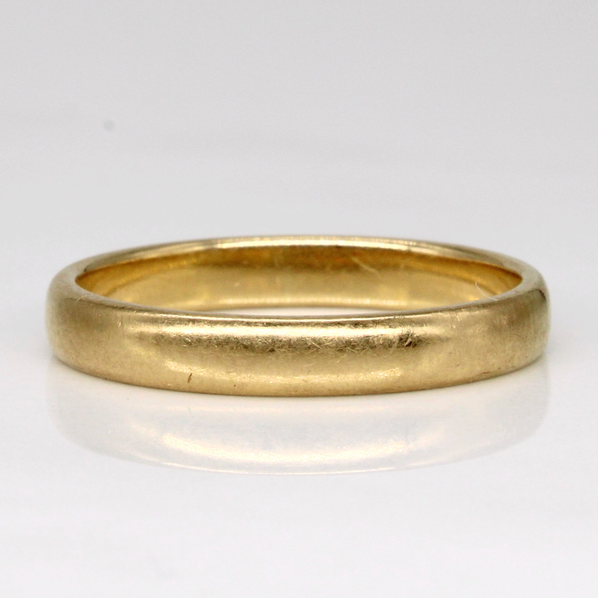 Vintage Canadian 18k Yellow Gold Band | SZ 9.25 |
