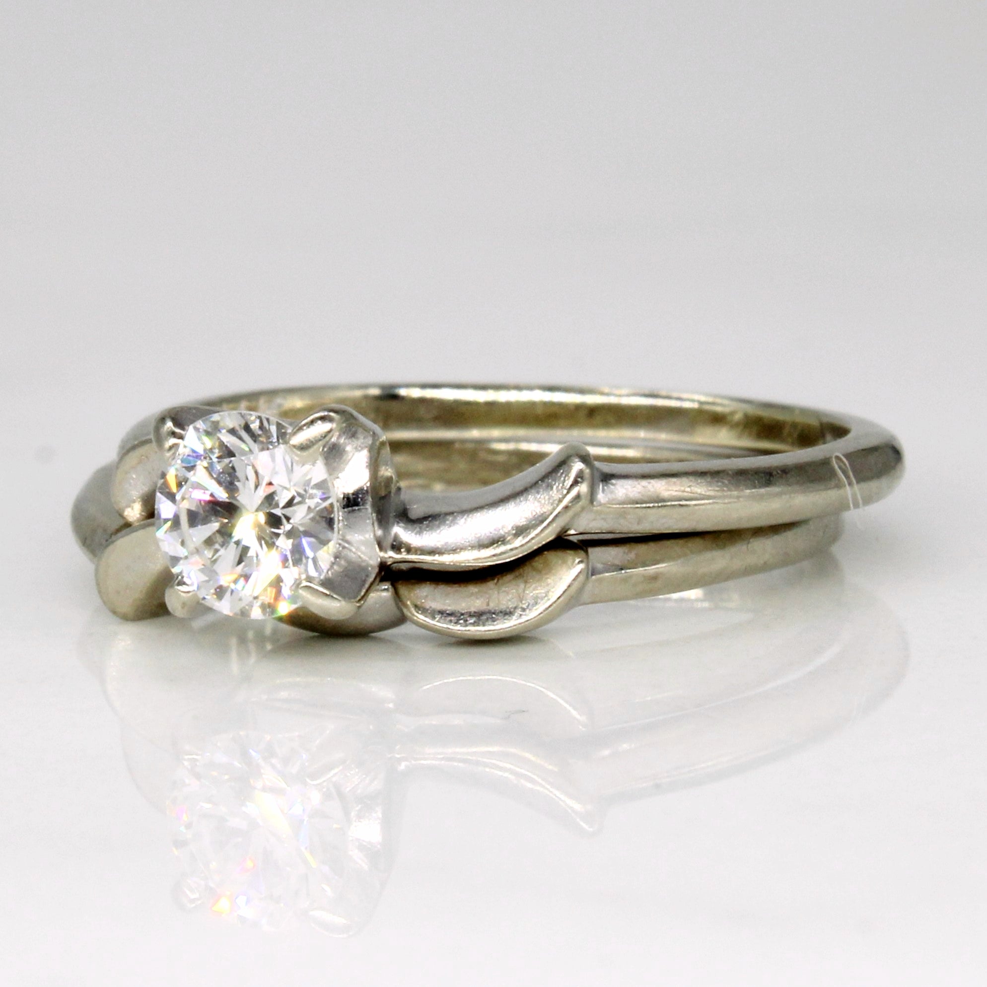 Diamond Wedding Ring Set | 0.44ct | SZ 6.25 |
