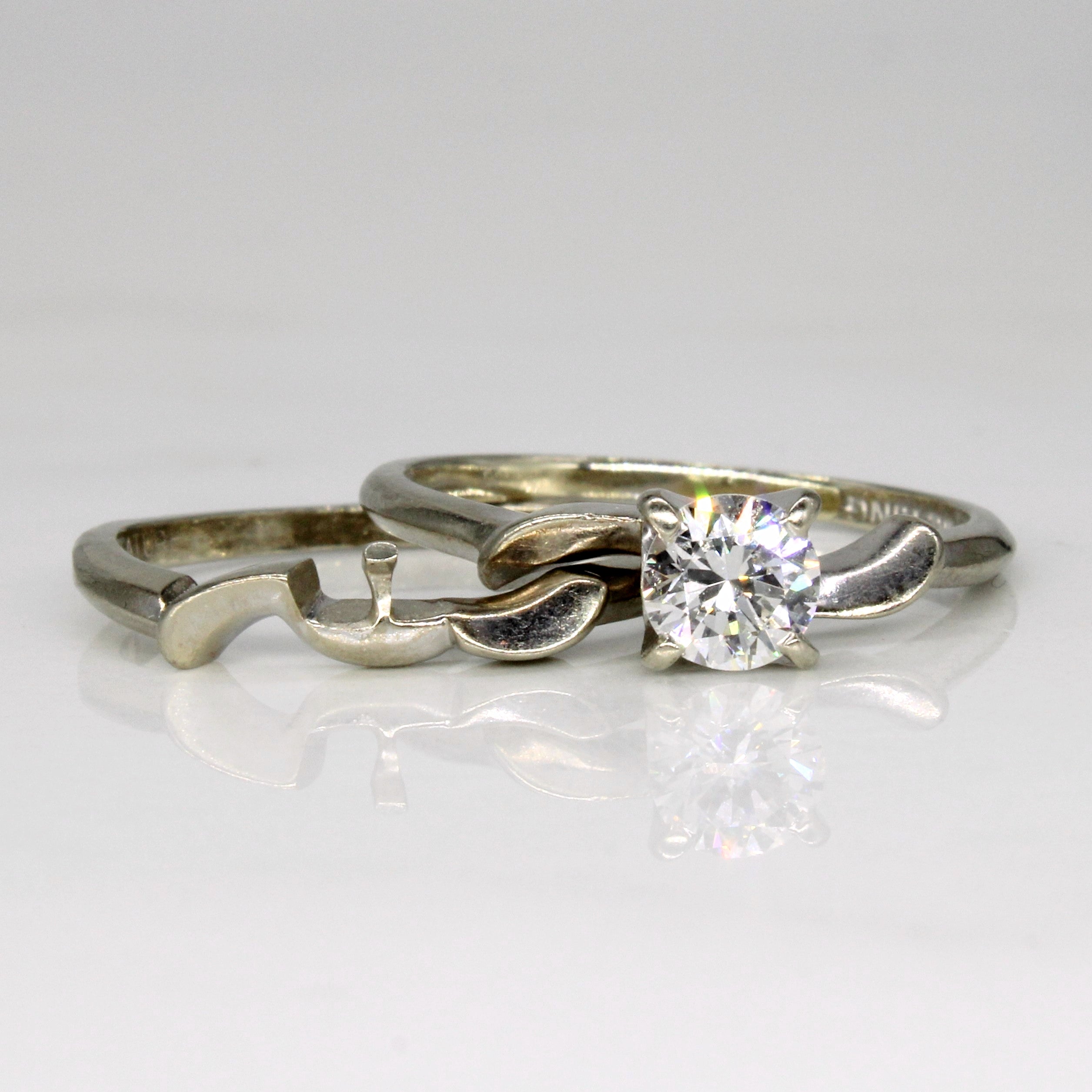 Diamond Wedding Ring Set | 0.44ct | SZ 6.25 |