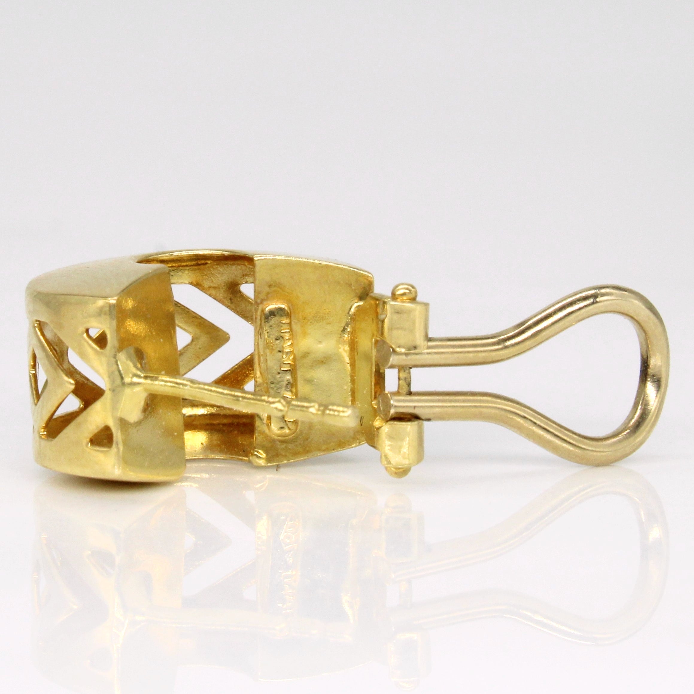 18k Yellow Gold Hoop Earrings