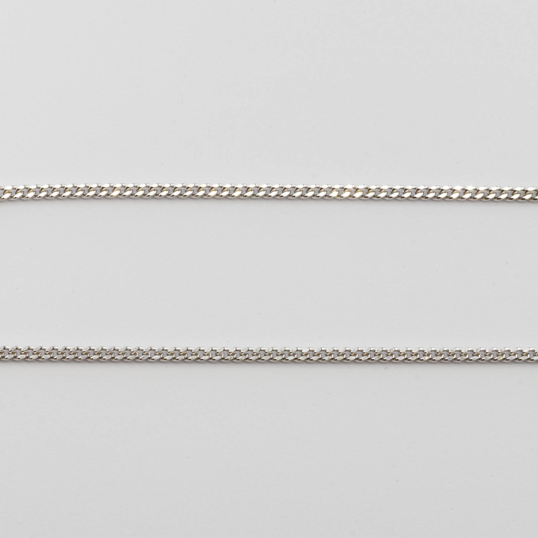 Collier en or blanc 14 carats et diamants | 0,85 ct VVS2-VS1 I/J | 45,7 cm